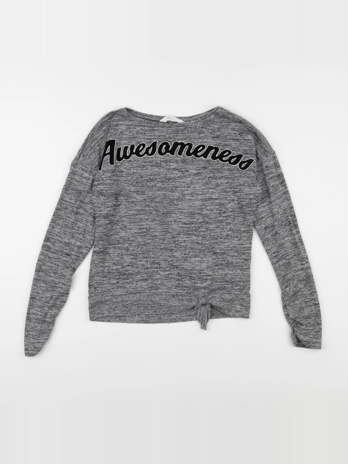 H&M - tee-shirt gris - 10/12 ans