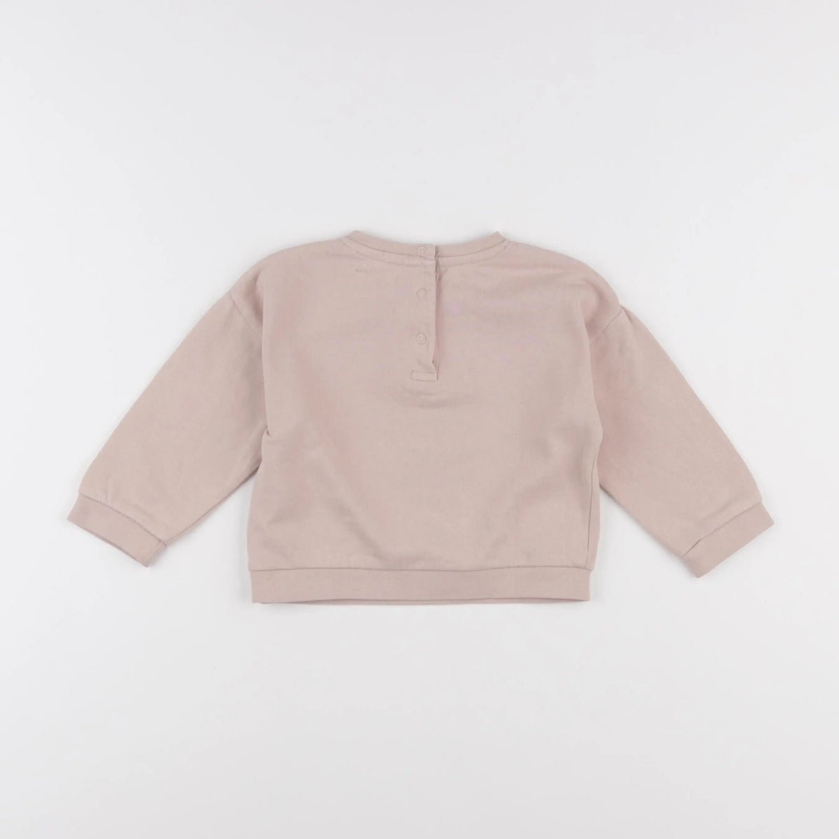 Vertbaudet - sweat rose - 18 mois
