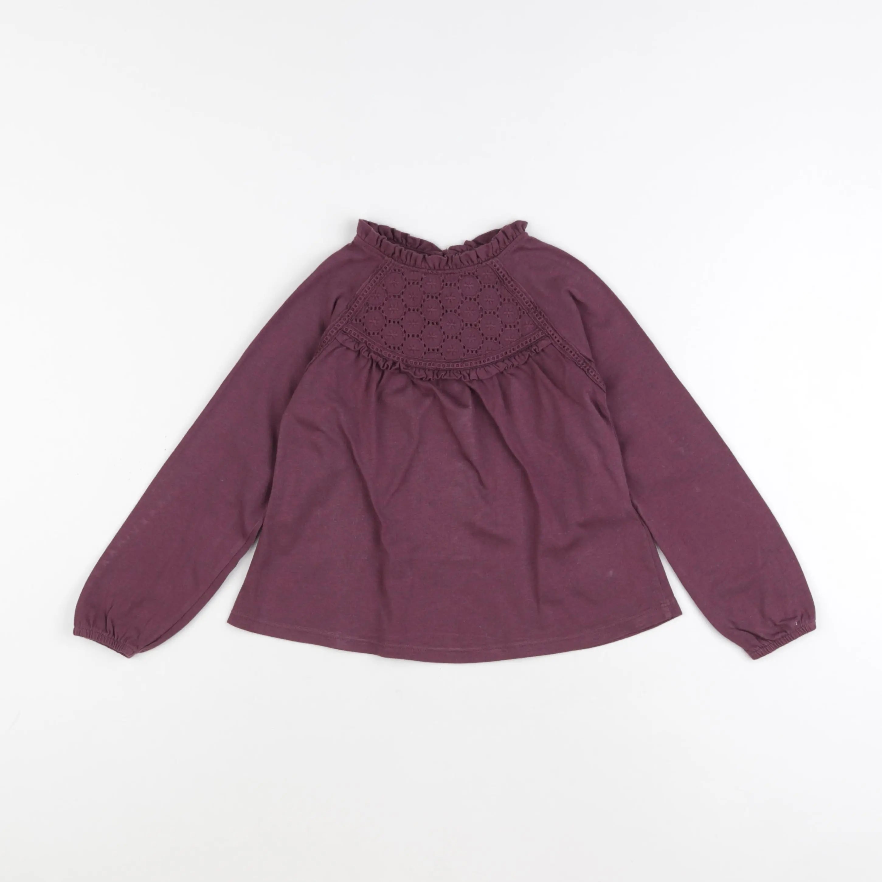 Vertbaudet - tee-shirt violet - 4 ans