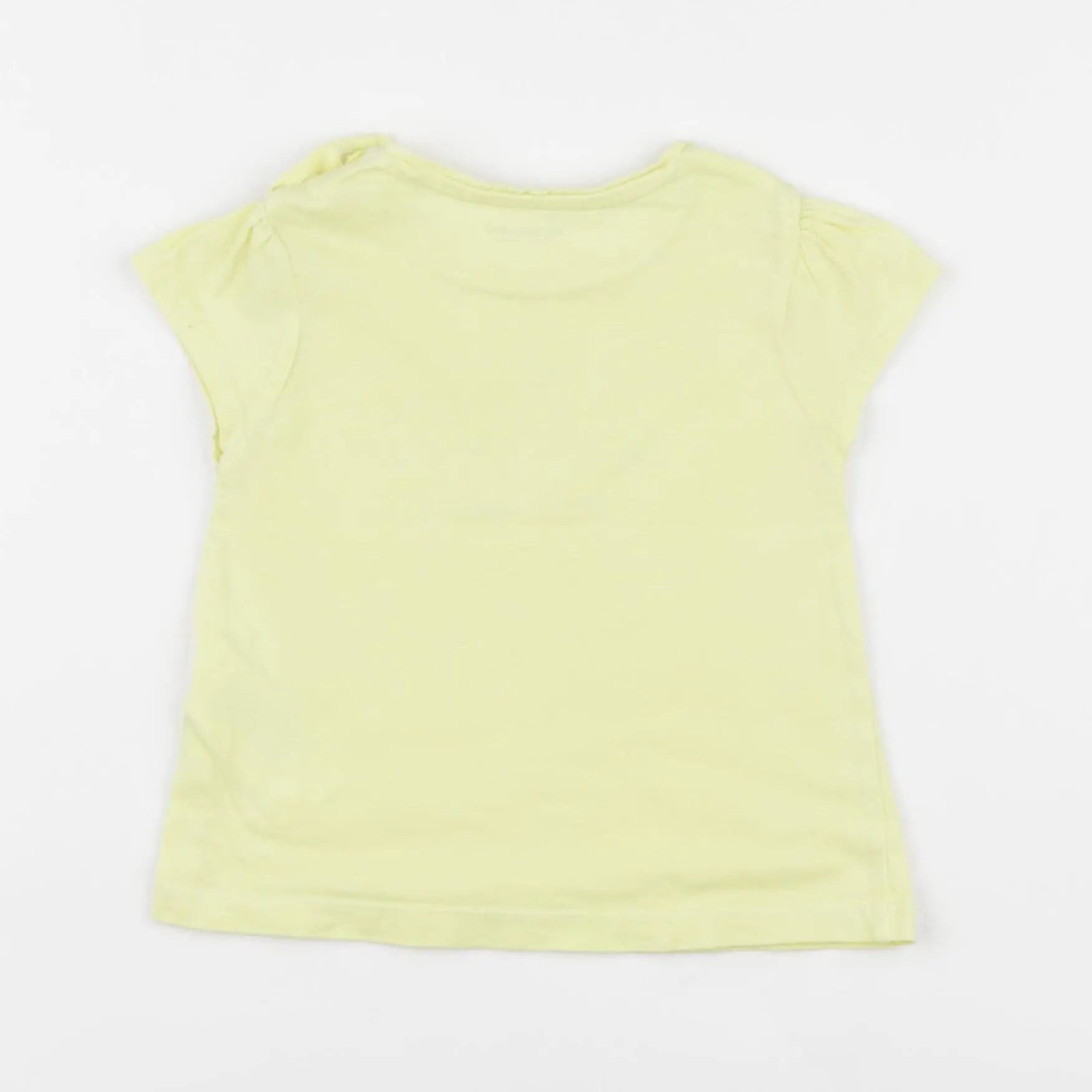 Vertbaudet - tee-shirt jaune - 12 mois