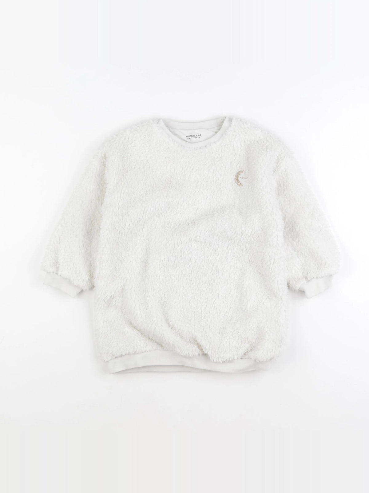 Vertbaudet - robe blanc, or - 4 ans