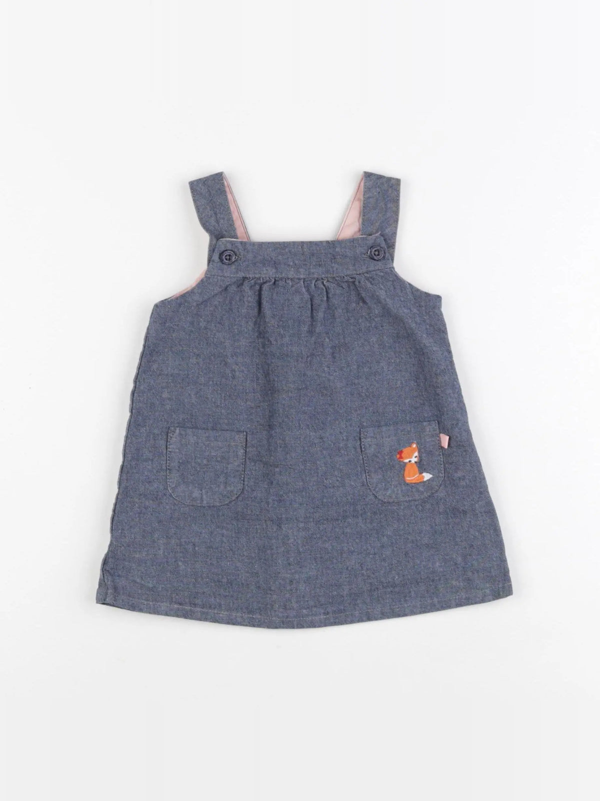 Cadet Rousselle - robe bleu - 6 mois