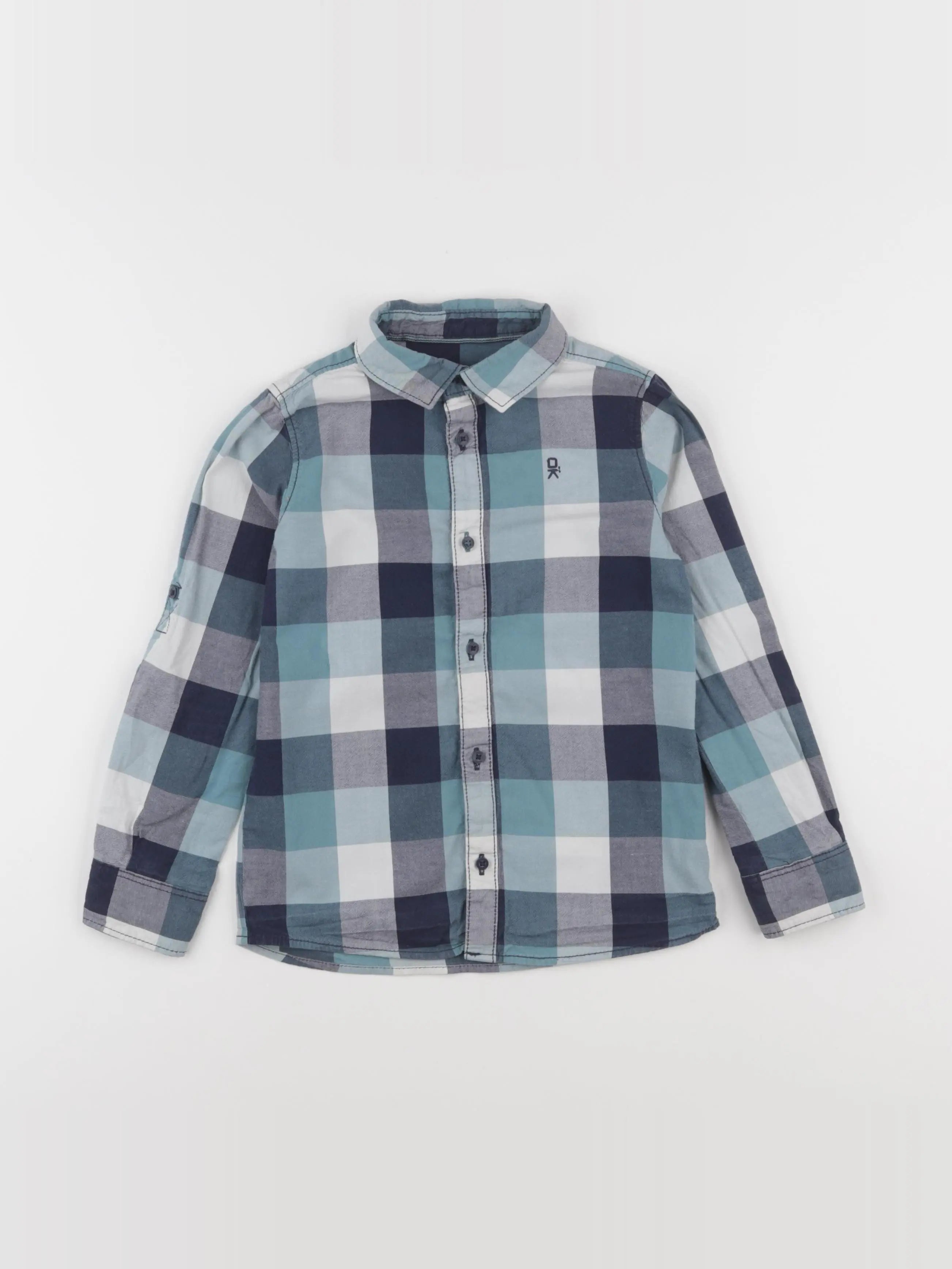 Okaidi - chemise bleu - 6 ans