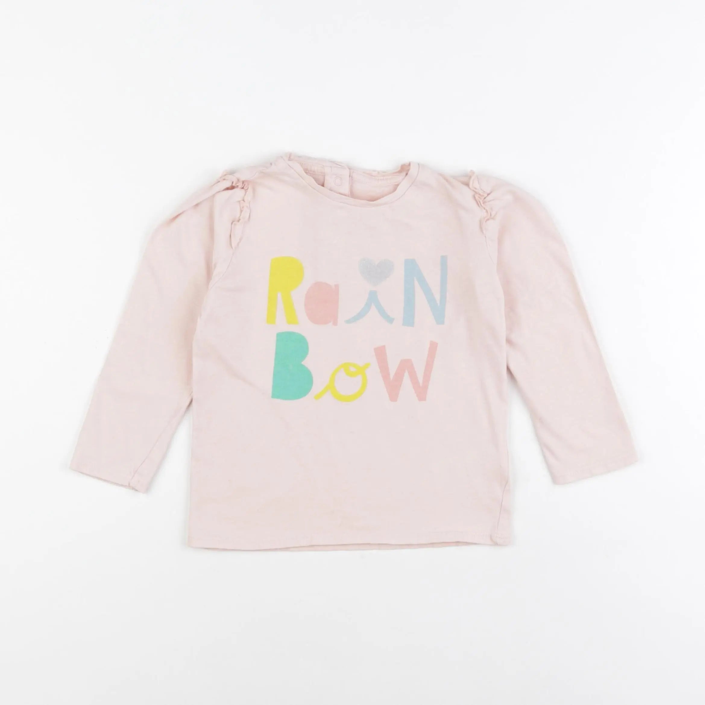 Vertbaudet - tee-shirt rose - 3 ans