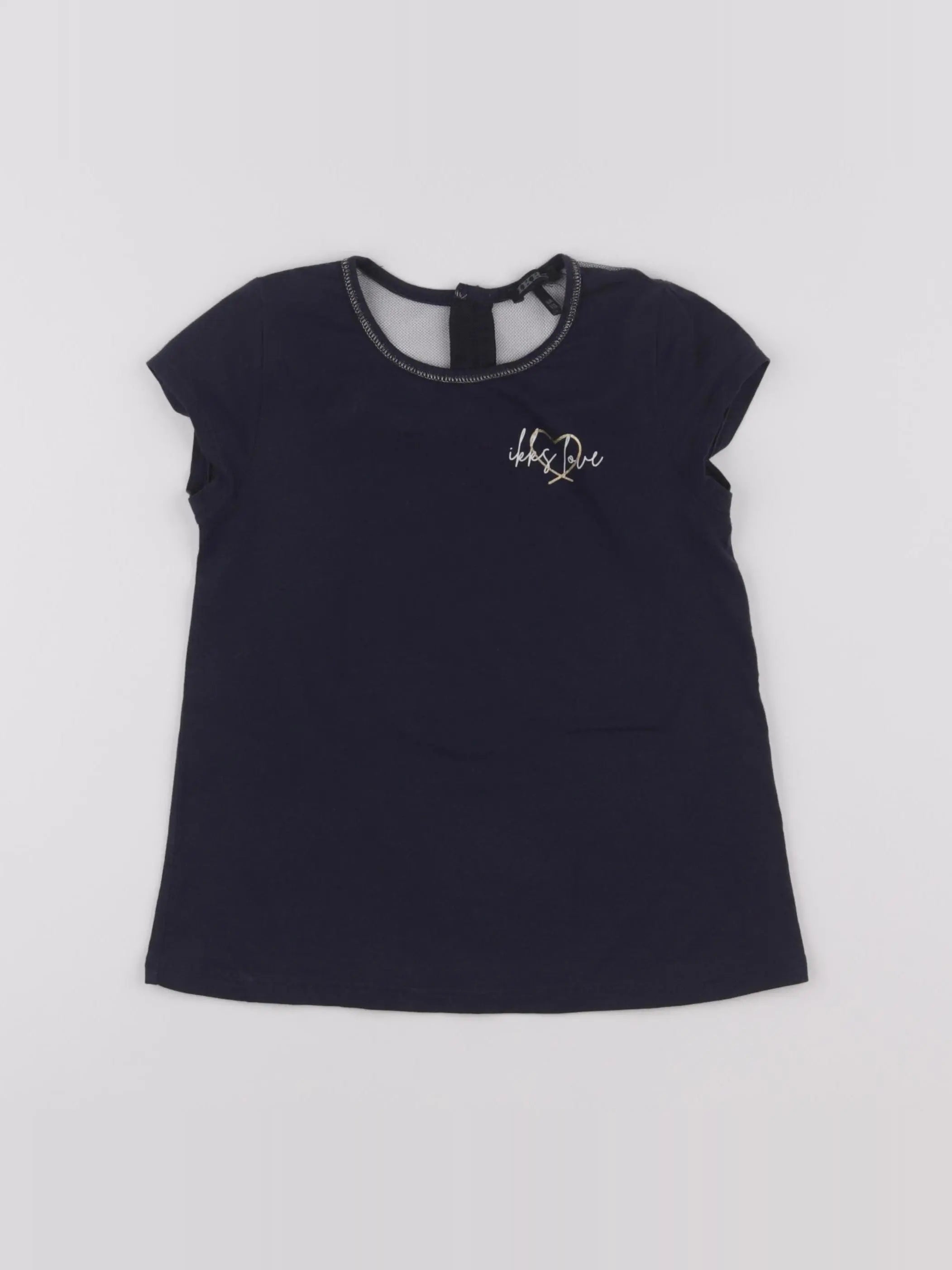 IKKS - tee-shirt bleu - 8 ans