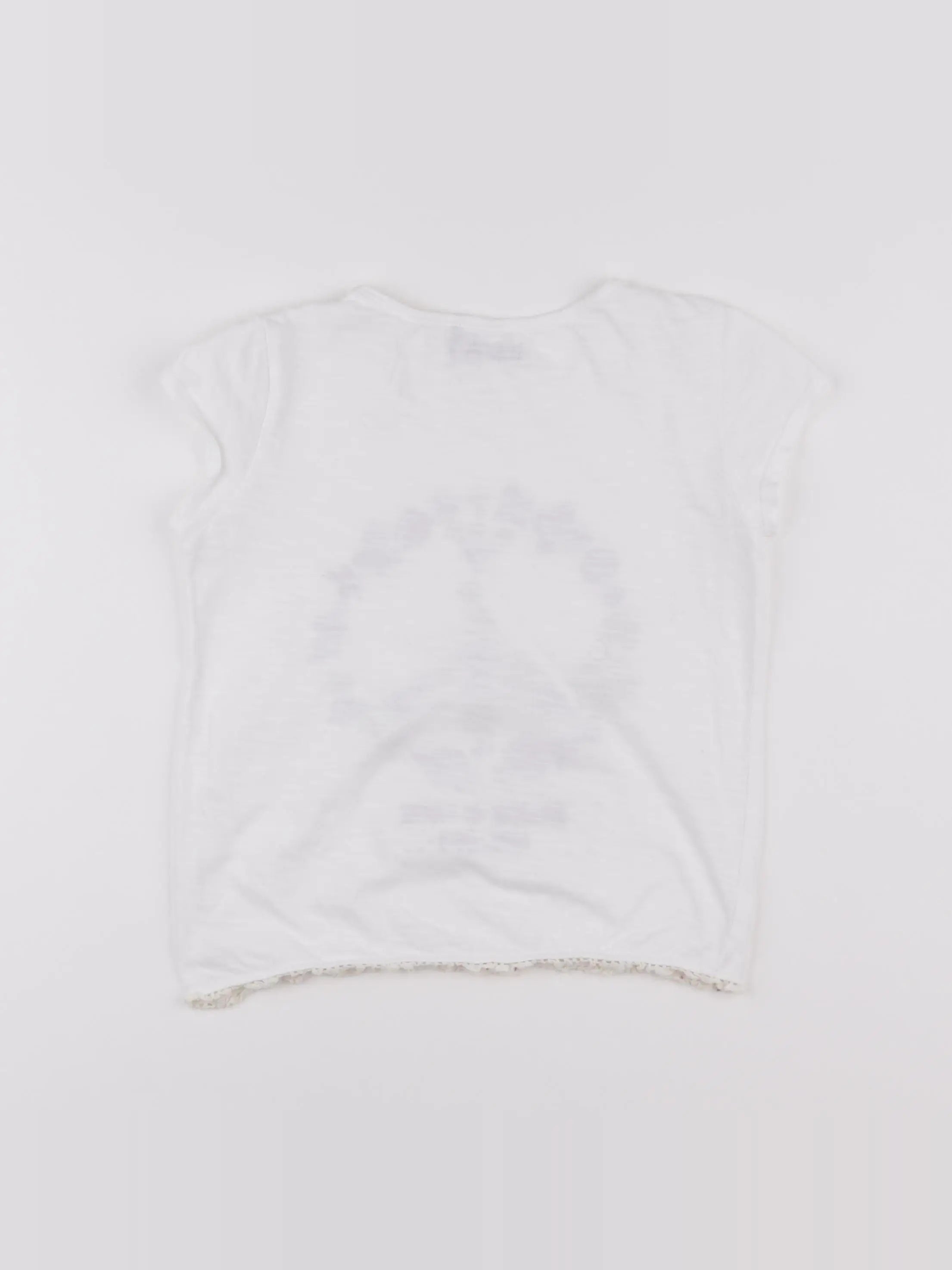 IKKS - tee-shirt blanc - 8 ans