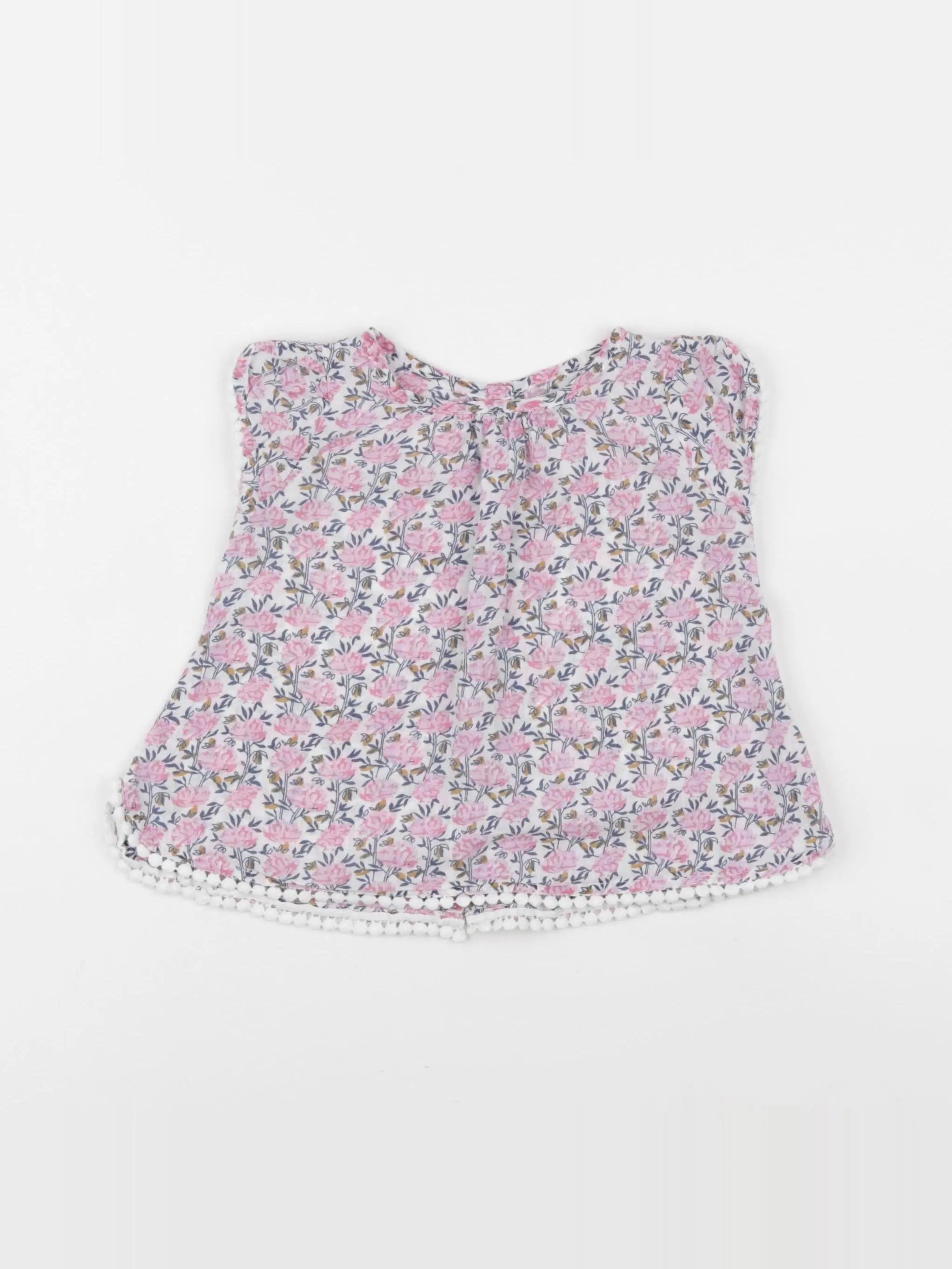 Boutchou - blouse rose - 6 mois