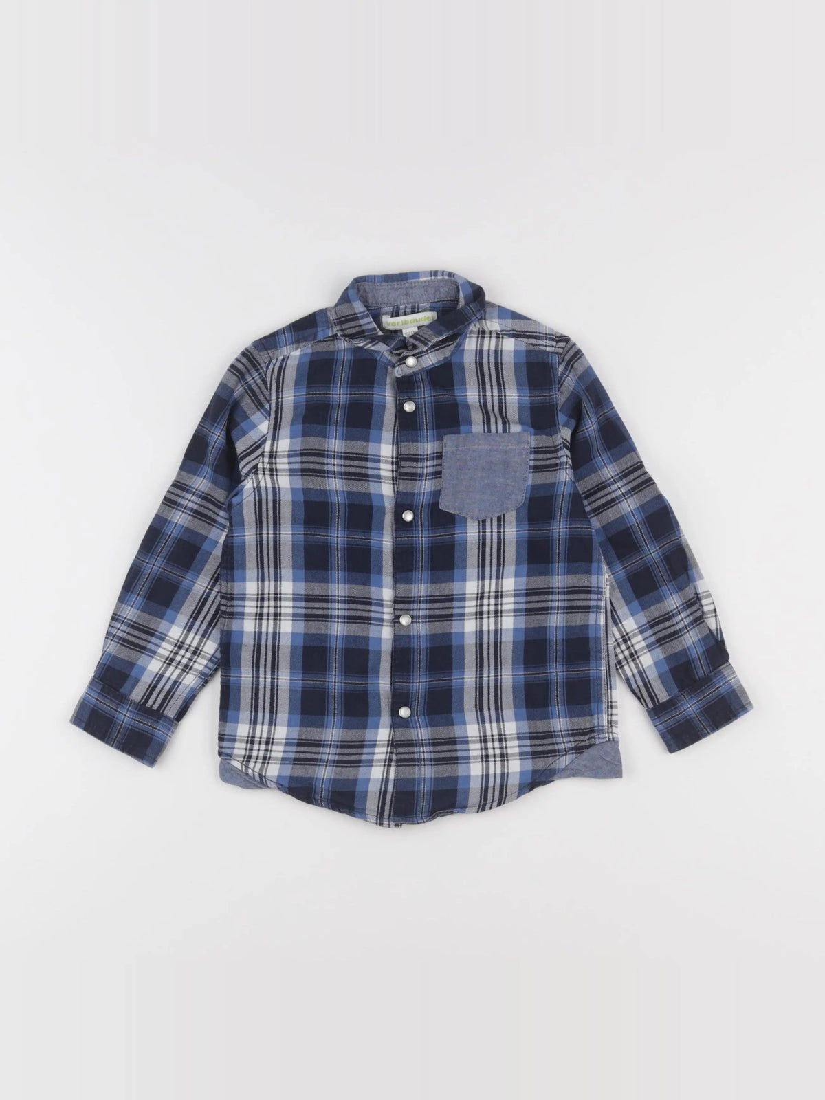 Vertbaudet - chemise bleu - 4 ans
