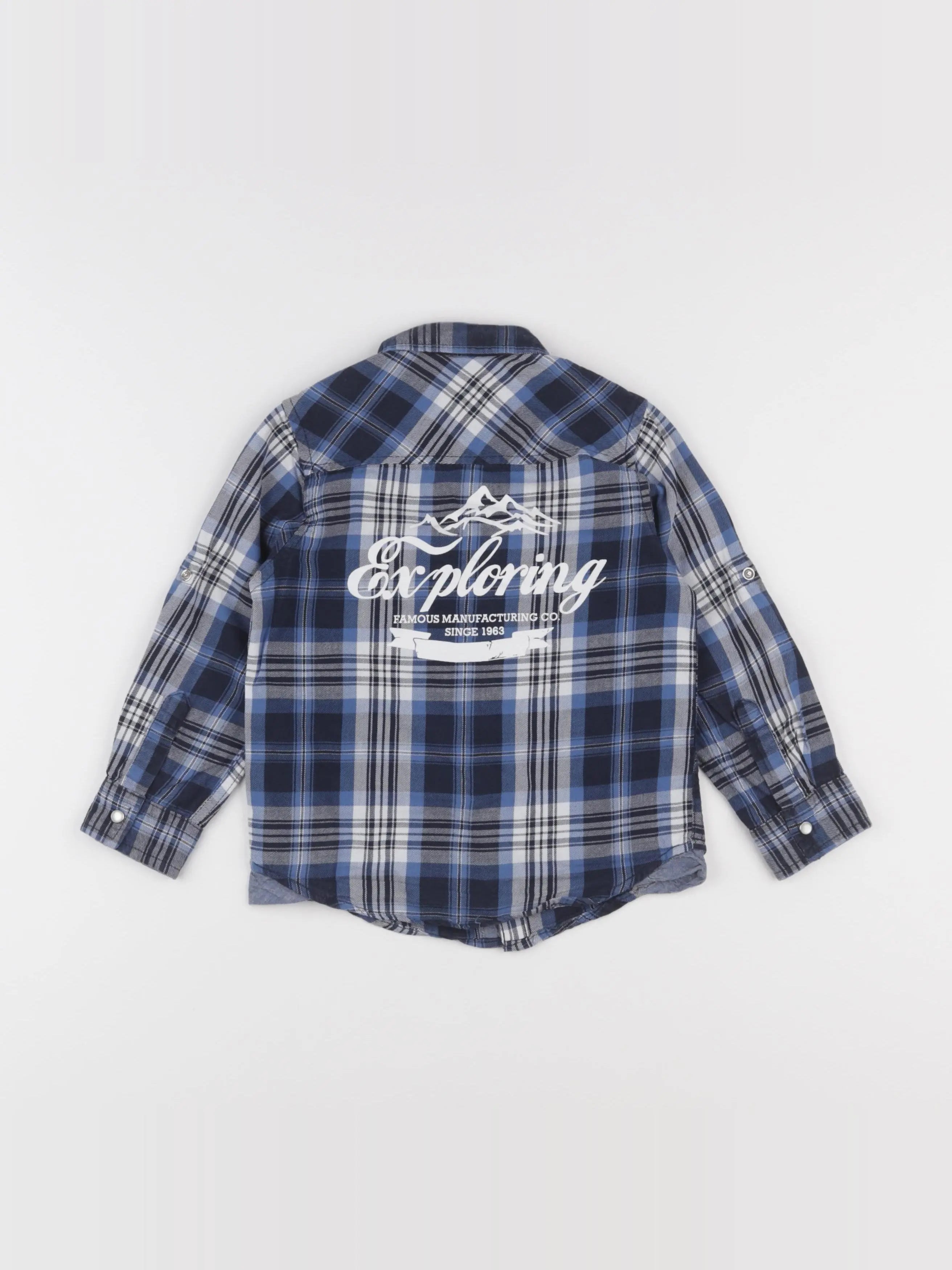 Vertbaudet - chemise bleu - 4 ans