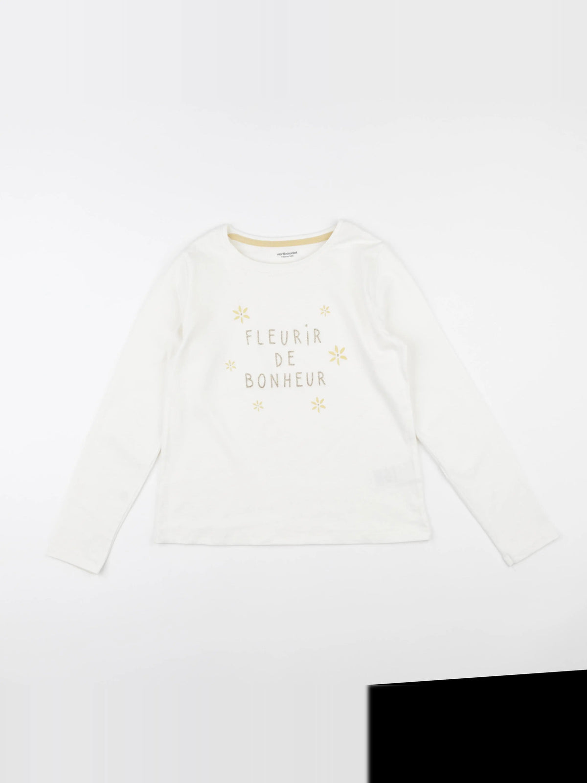Vertbaudet - tee-shirt blanc - 10 ans