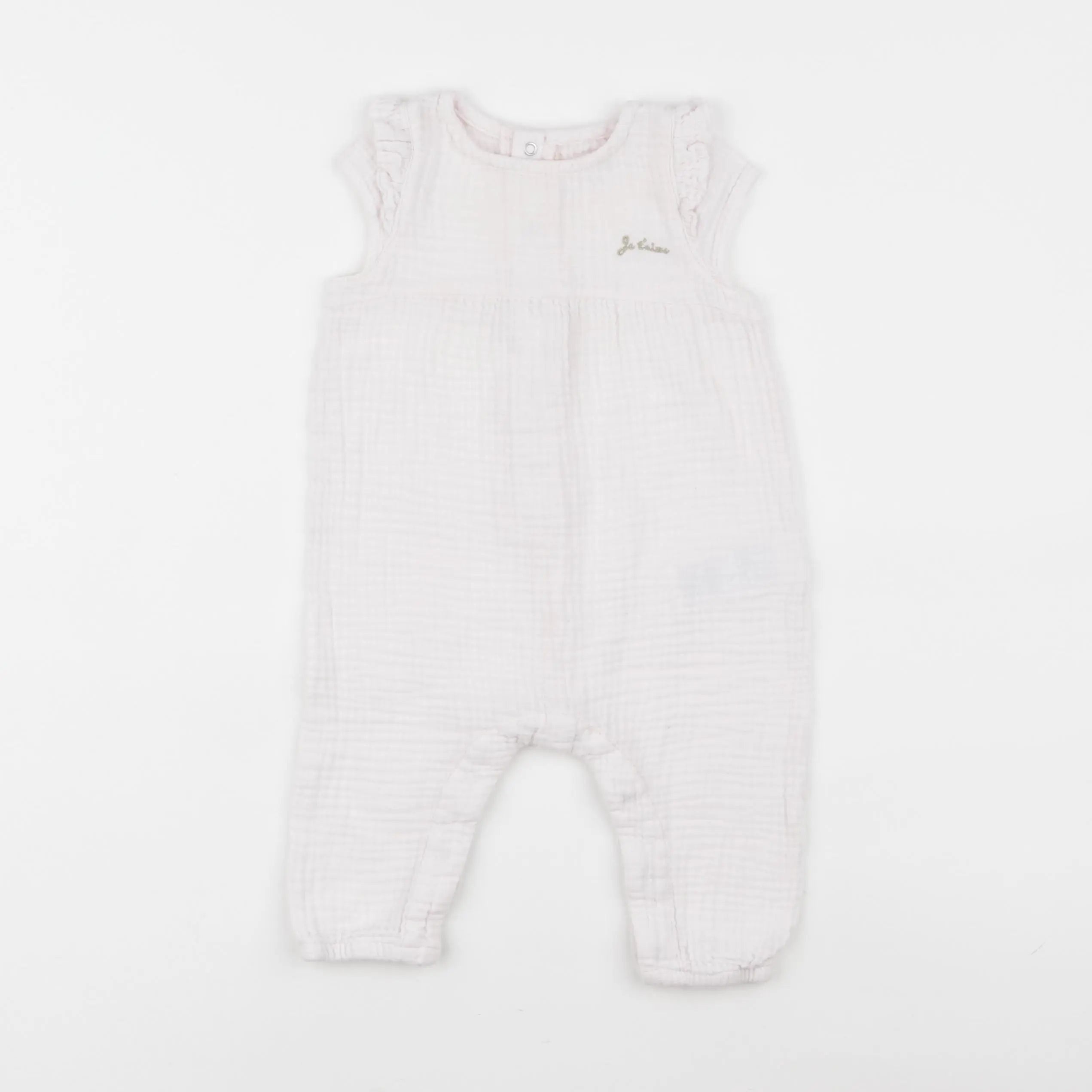 Vertbaudet - combinaison rose - 6 mois