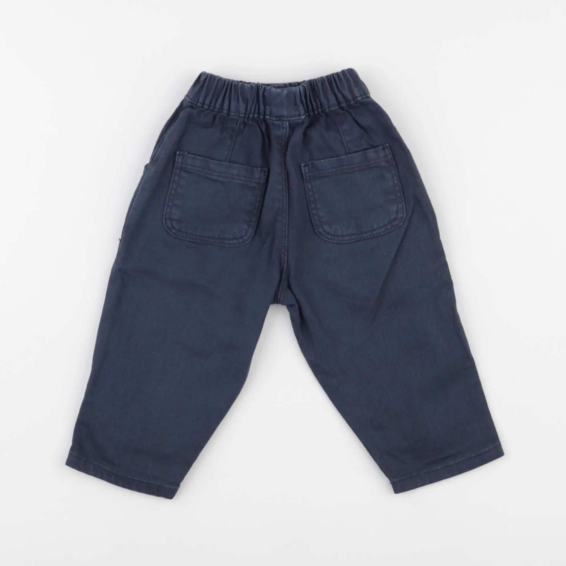 Vertbaudet - pantalon bleu - 3 mois