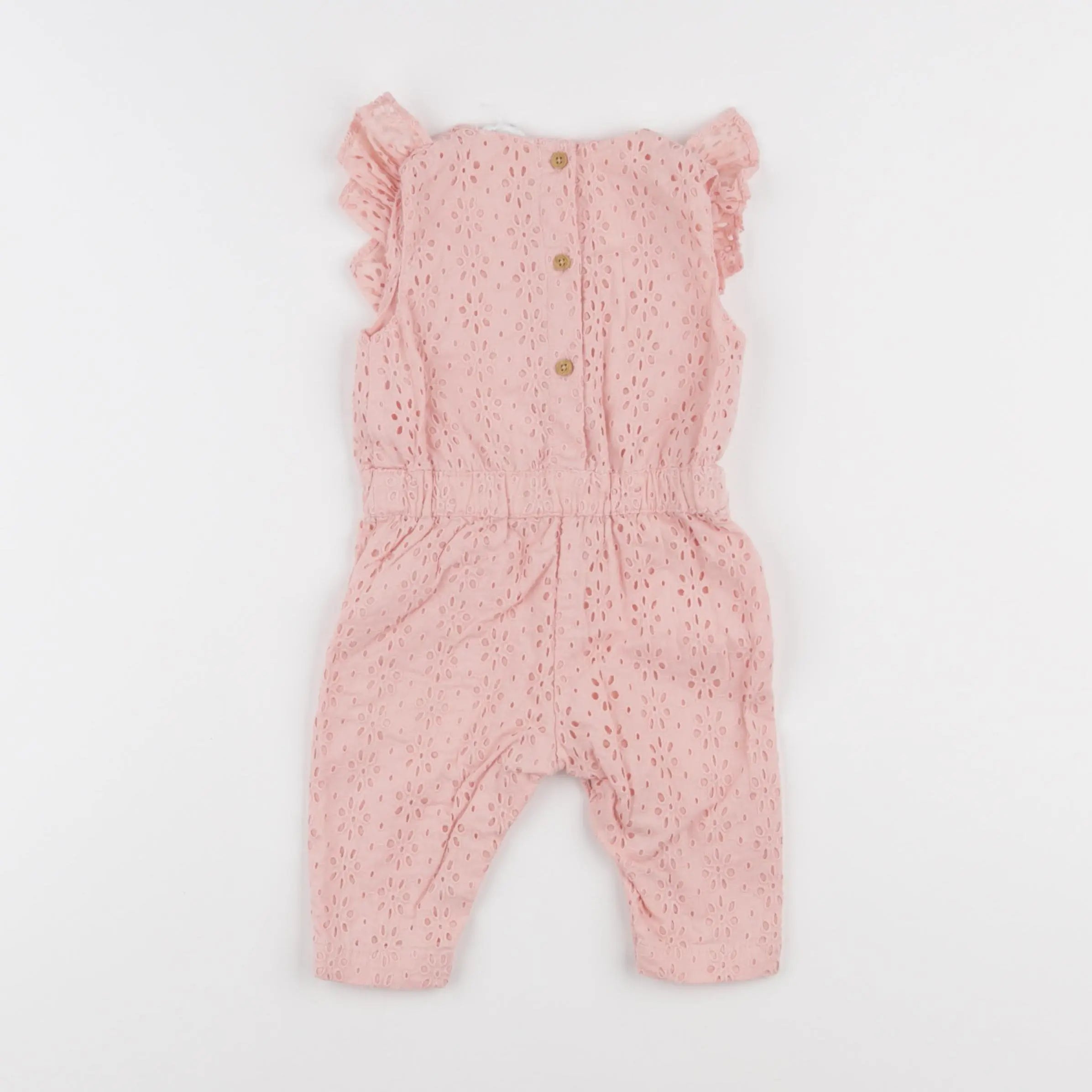 Vertbaudet - combinaison rose - 3 mois