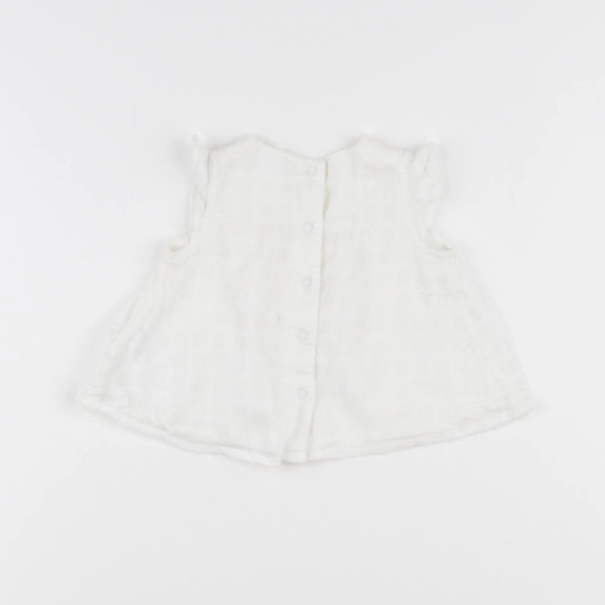 Vertbaudet - blouse blanc - 3 mois