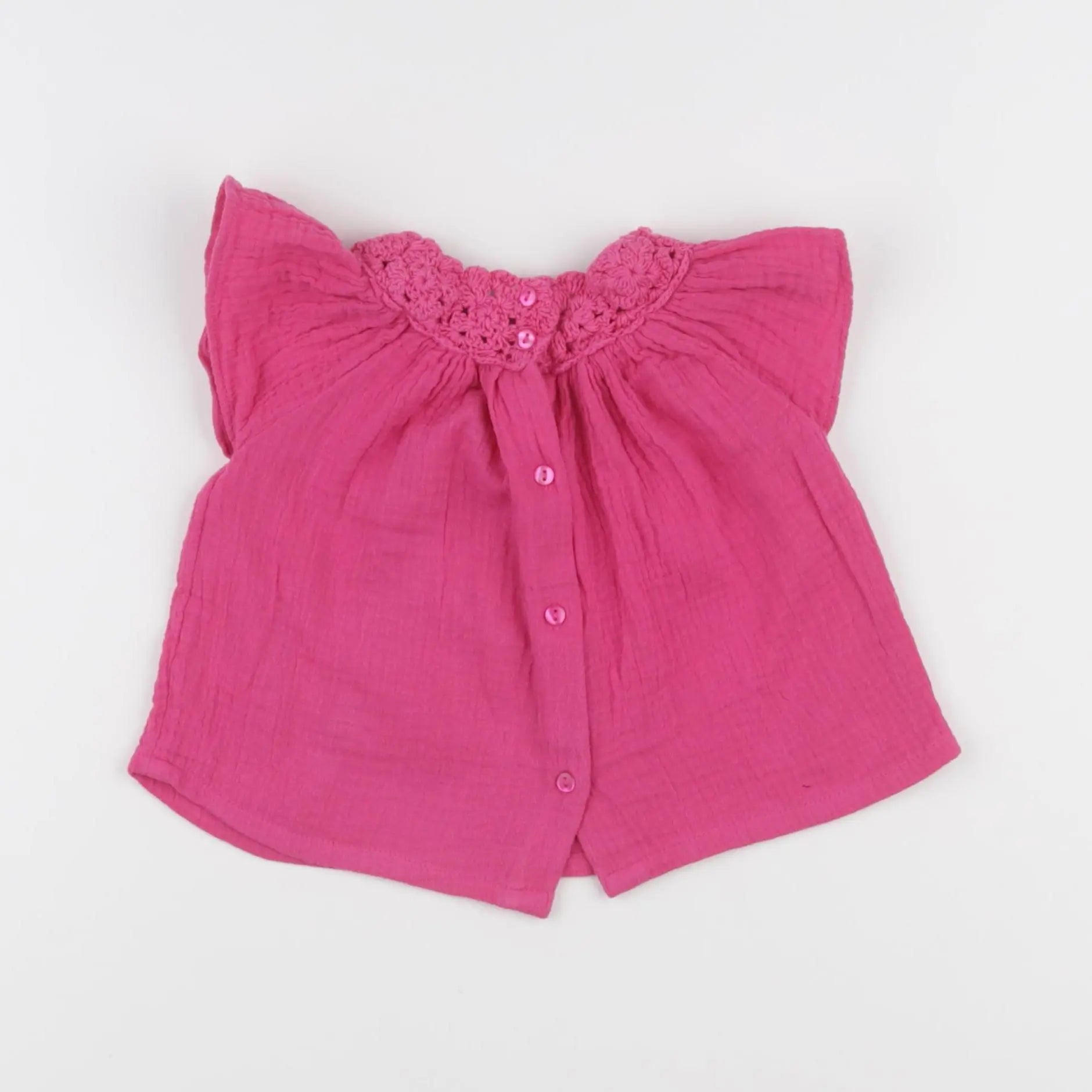 Vertbaudet - blouse rose - 3 mois