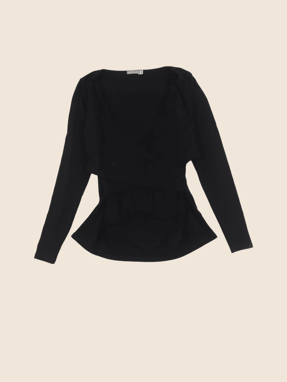 Vertbaudet - tee-shirt allaitement noir - 34 à 36