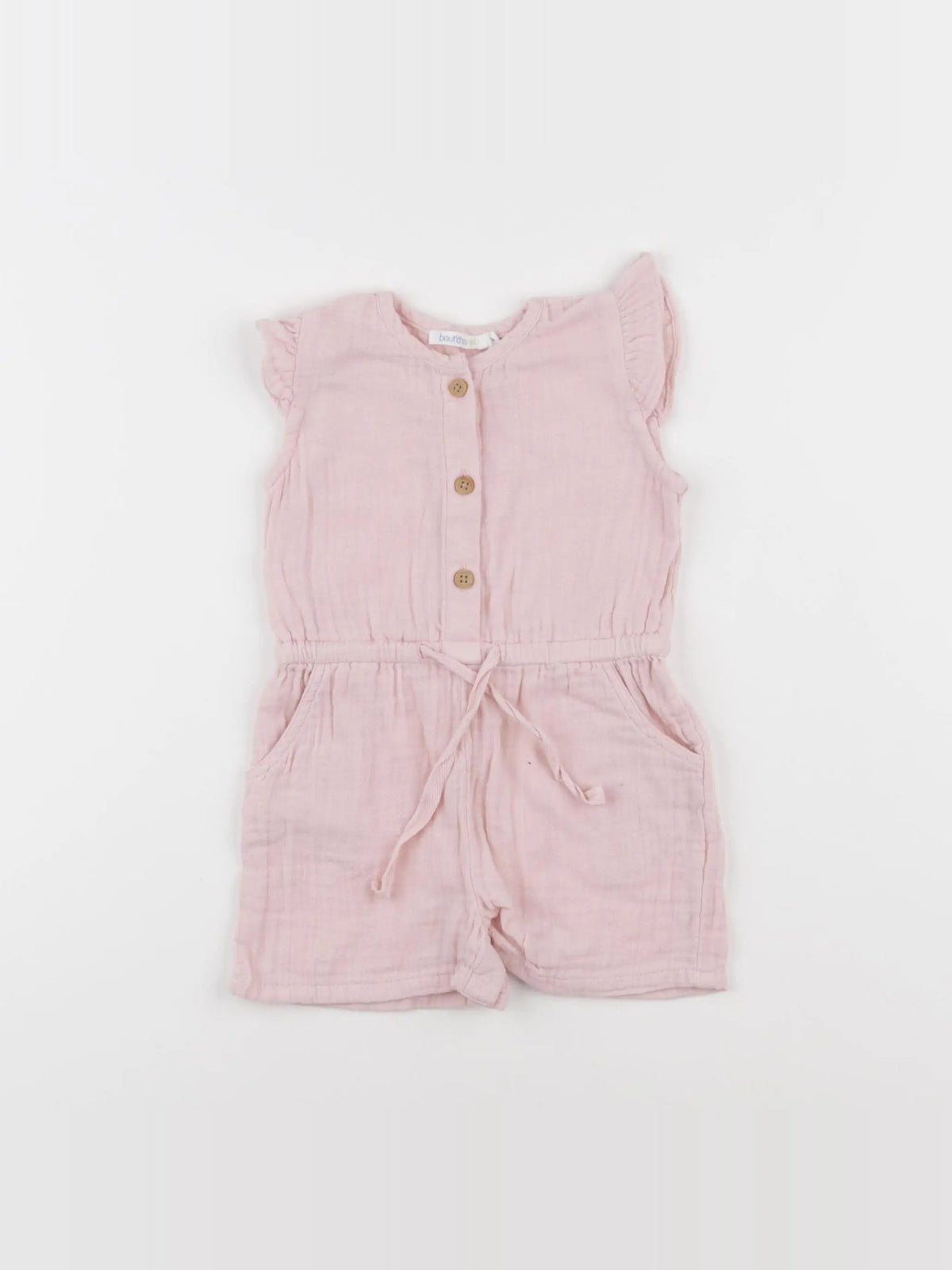Boutchou - combinaison rose - 6 mois