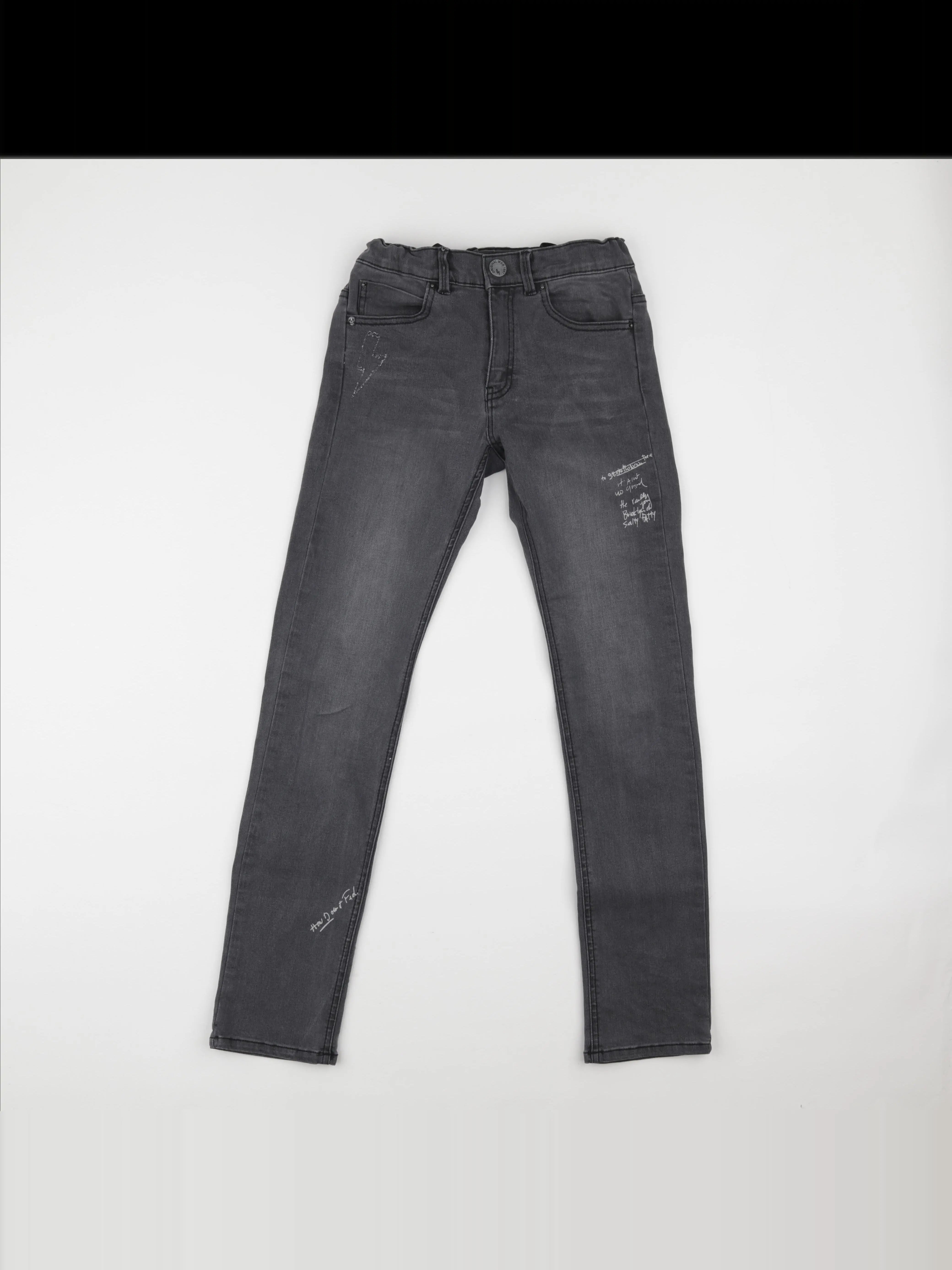 IKKS - jean gris - 12 ans