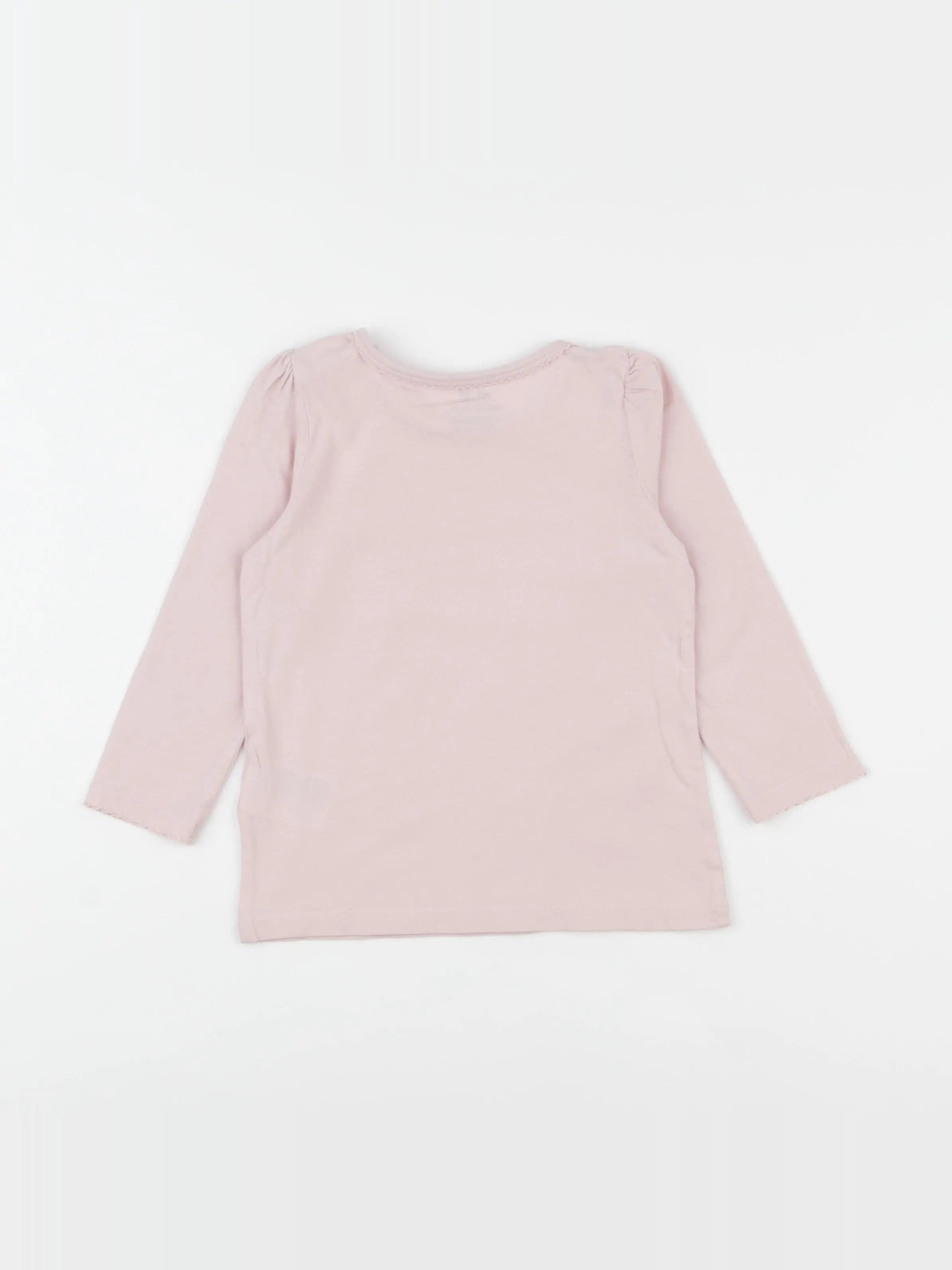 H&M - tee-shirt rose - 12/18 mois