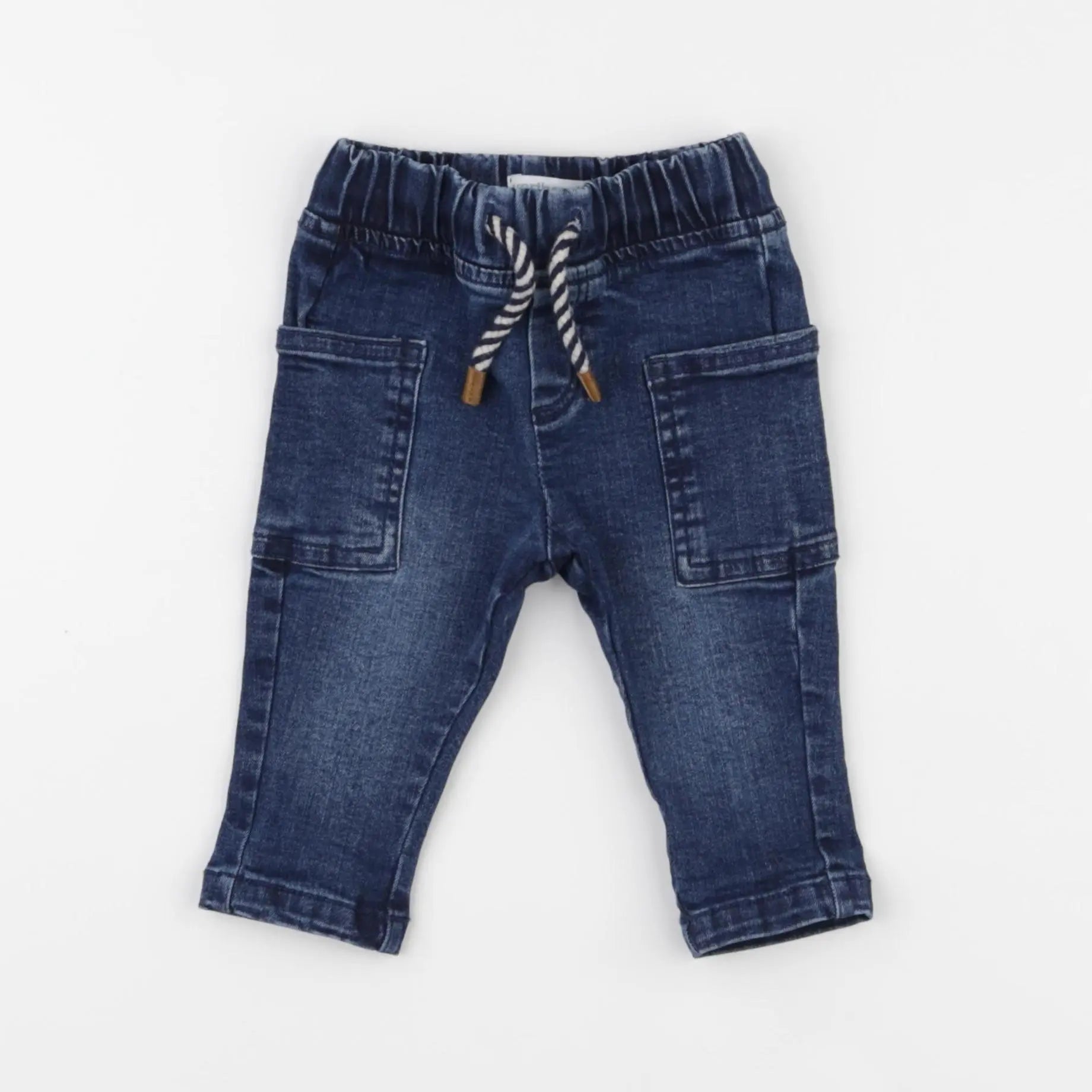 Vertbaudet - jean bleu - 3 mois