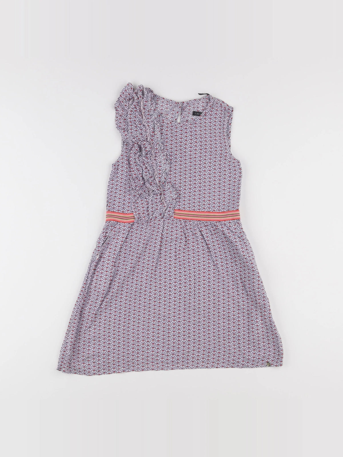 IKKS - robe bleu, rouge - 6 ans