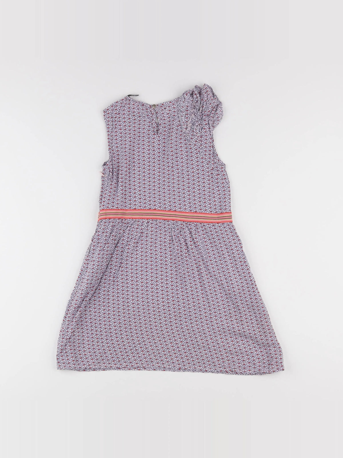 IKKS - robe bleu, rouge - 6 ans