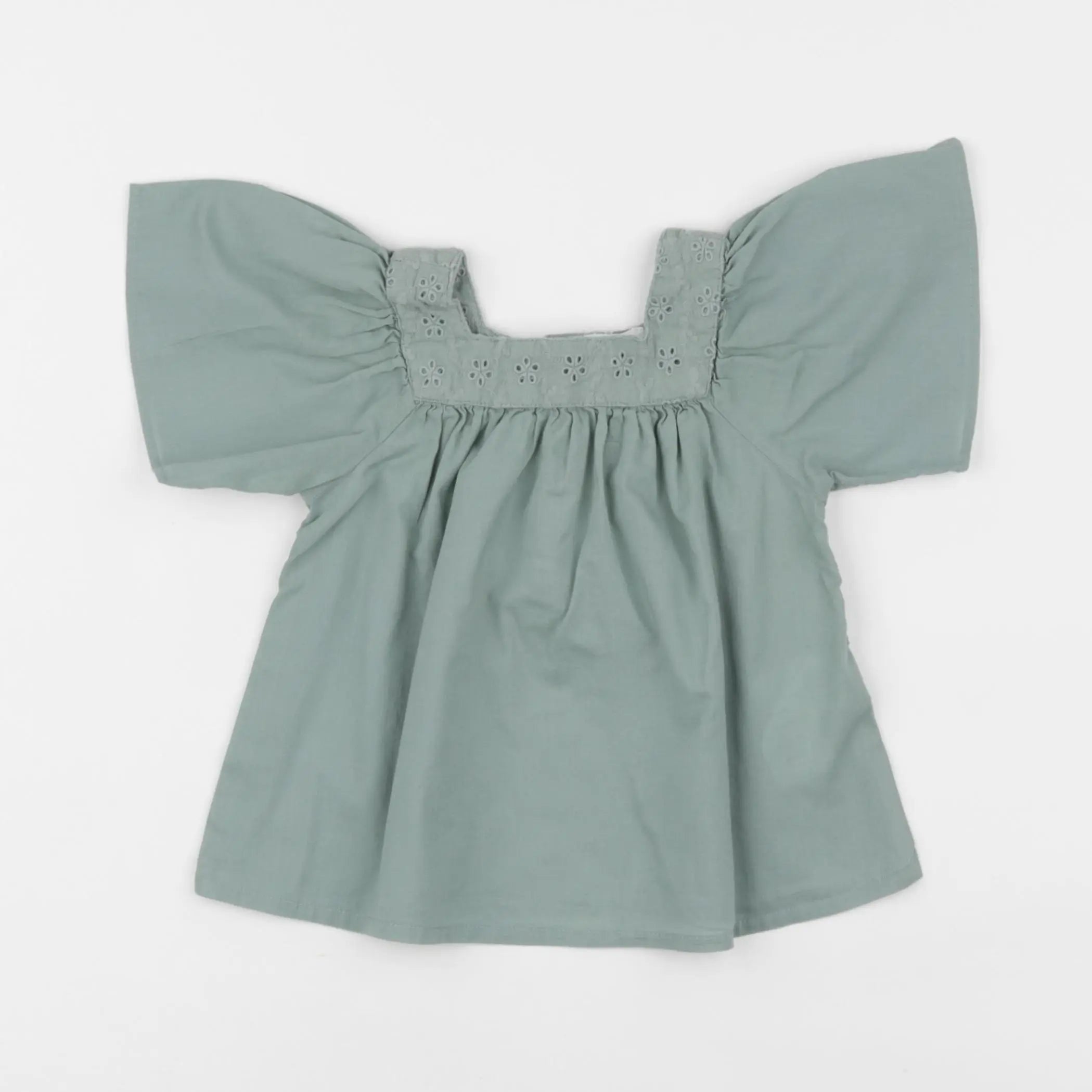 Vertbaudet - blouse vert - 18 mois