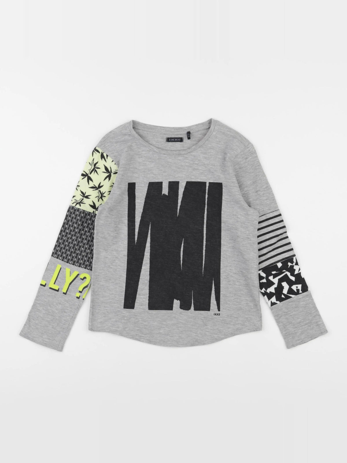 IKKS - tee-shirt gris - 6 ans