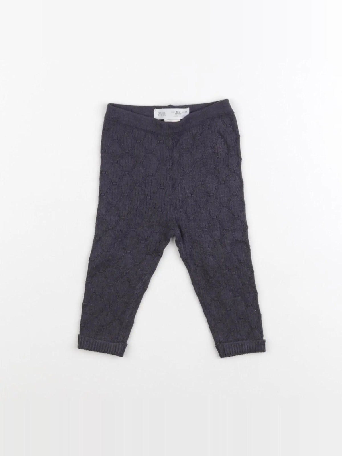 Zara - legging gris - 6/9 mois