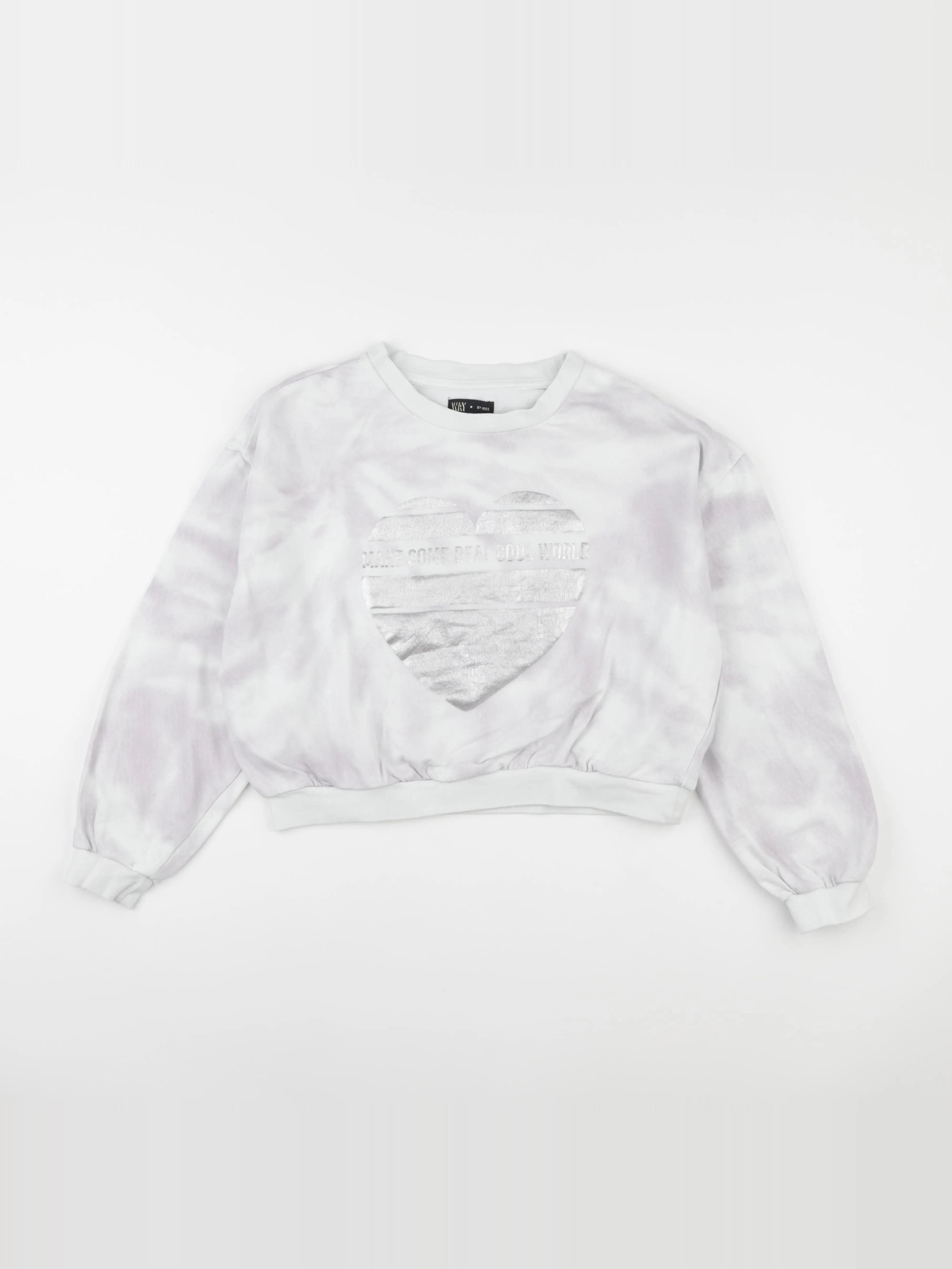 IKKS - sweat blanc - 14 ans