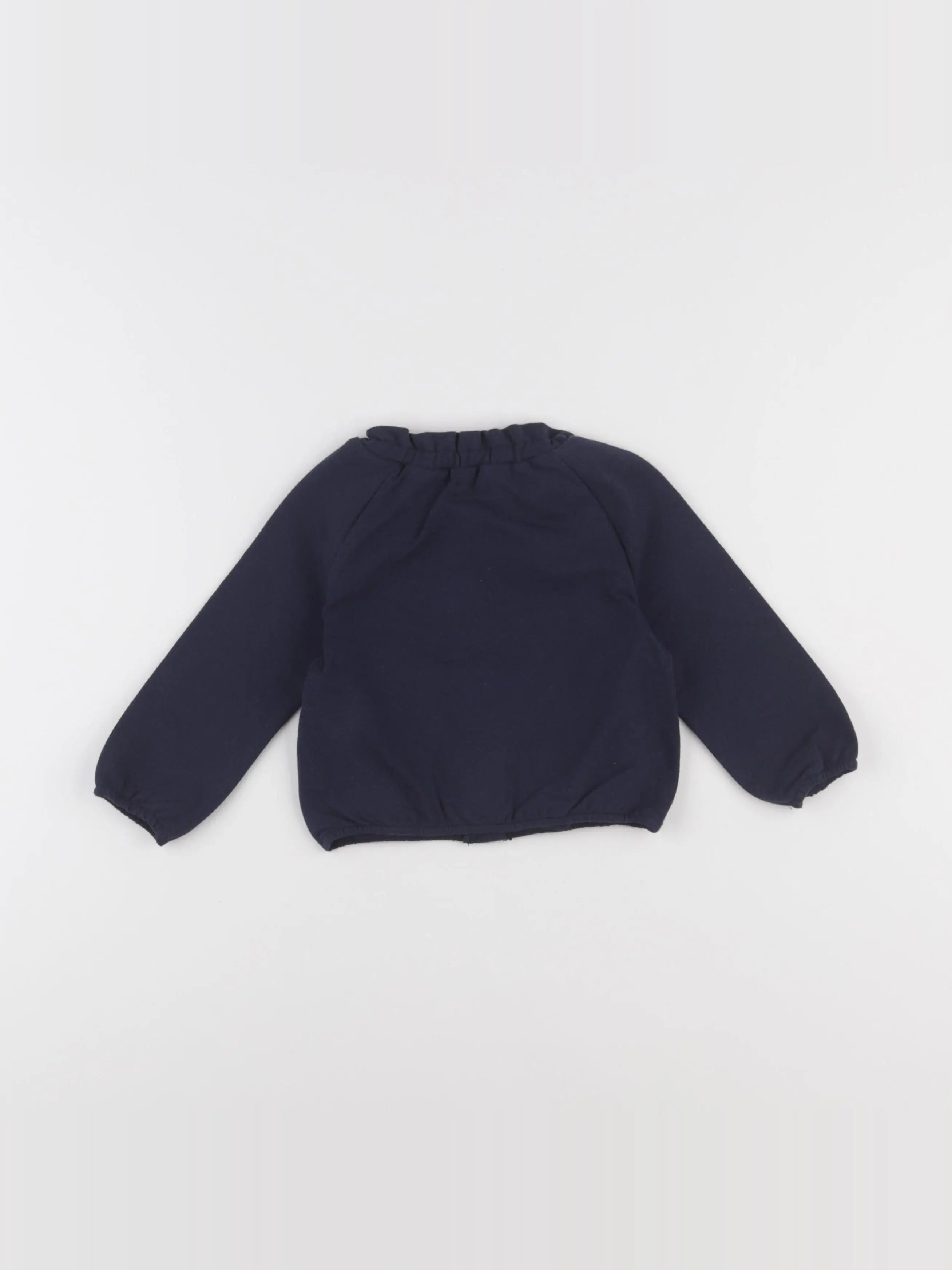 IKKS - sweat bleu - 12 mois