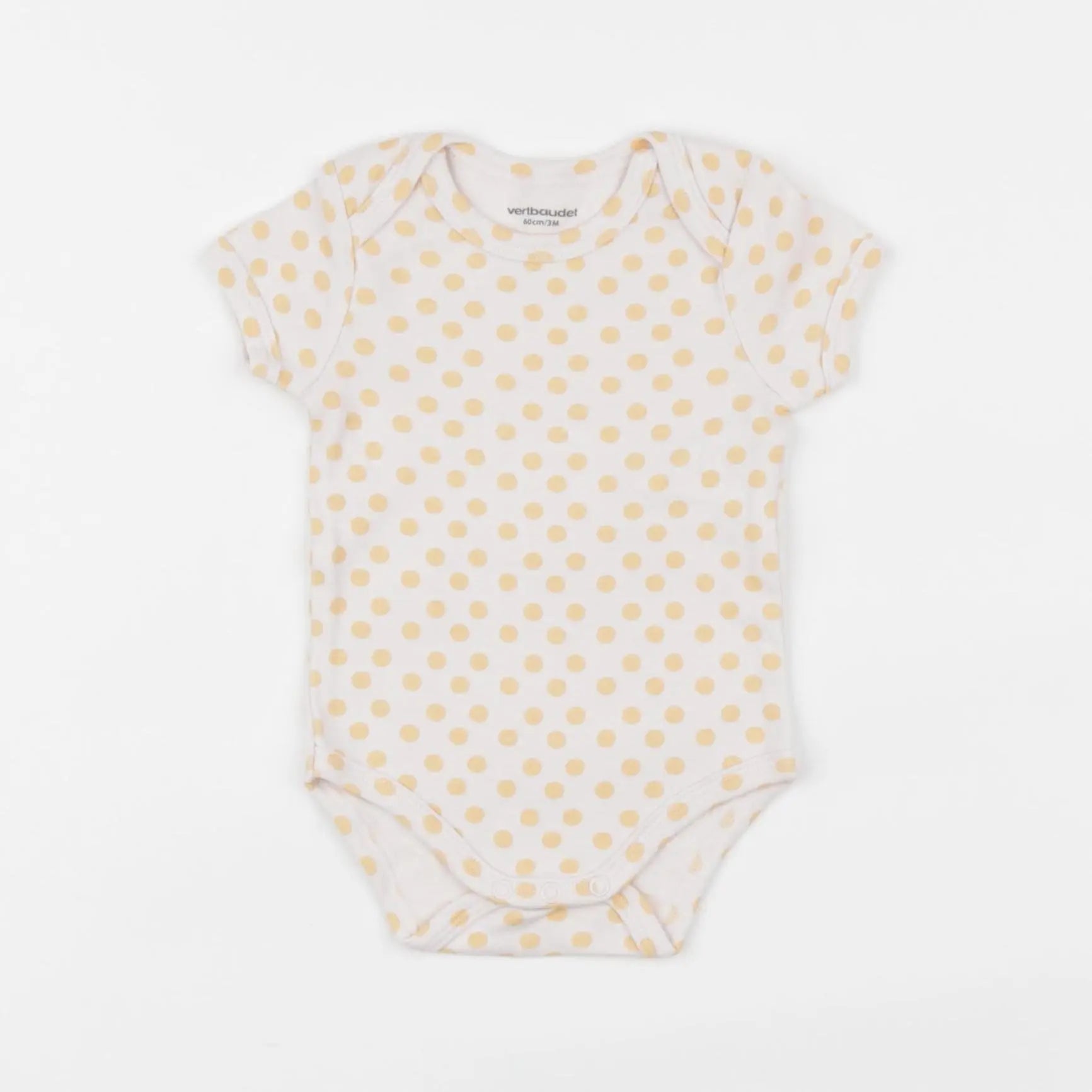 Vertbaudet - body orange - 3 mois