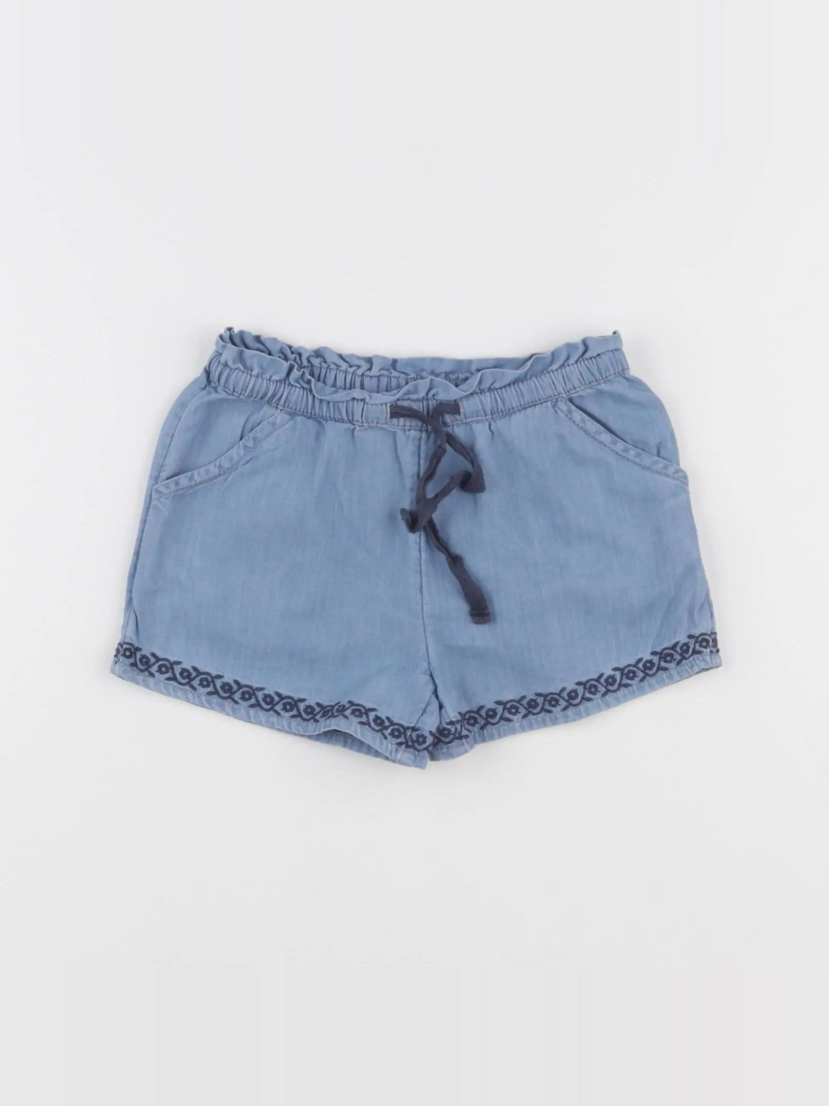 Boutchou - short bleu - 12 mois