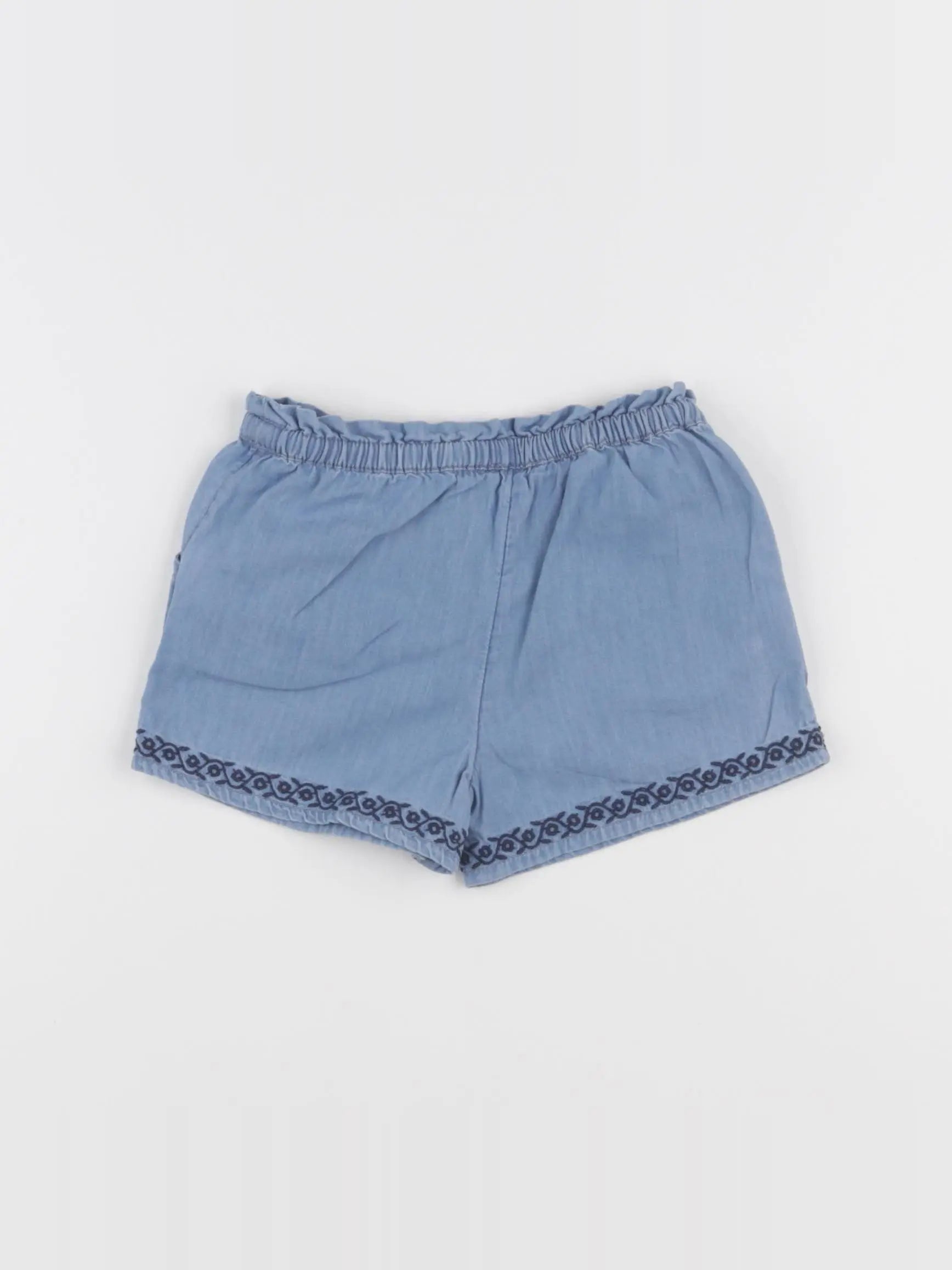 Boutchou - short bleu - 12 mois
