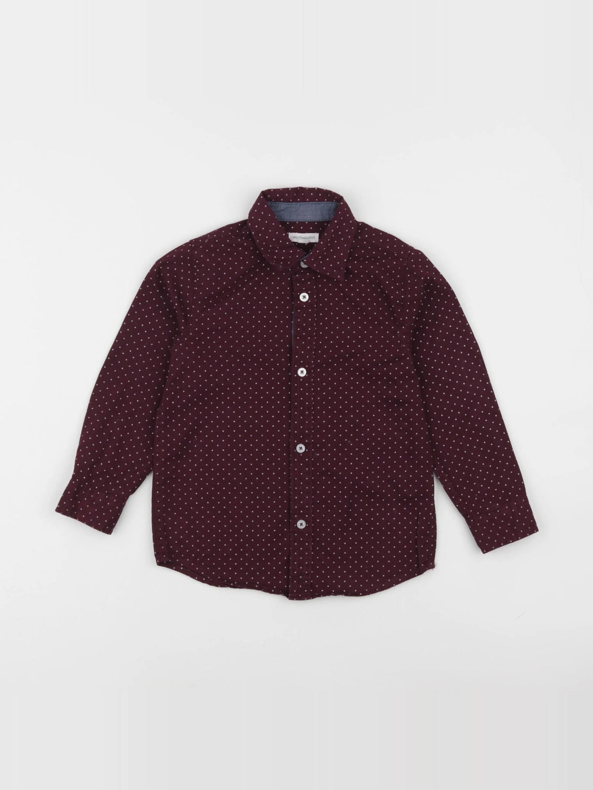 Vertbaudet - chemise rouge - 5 ans