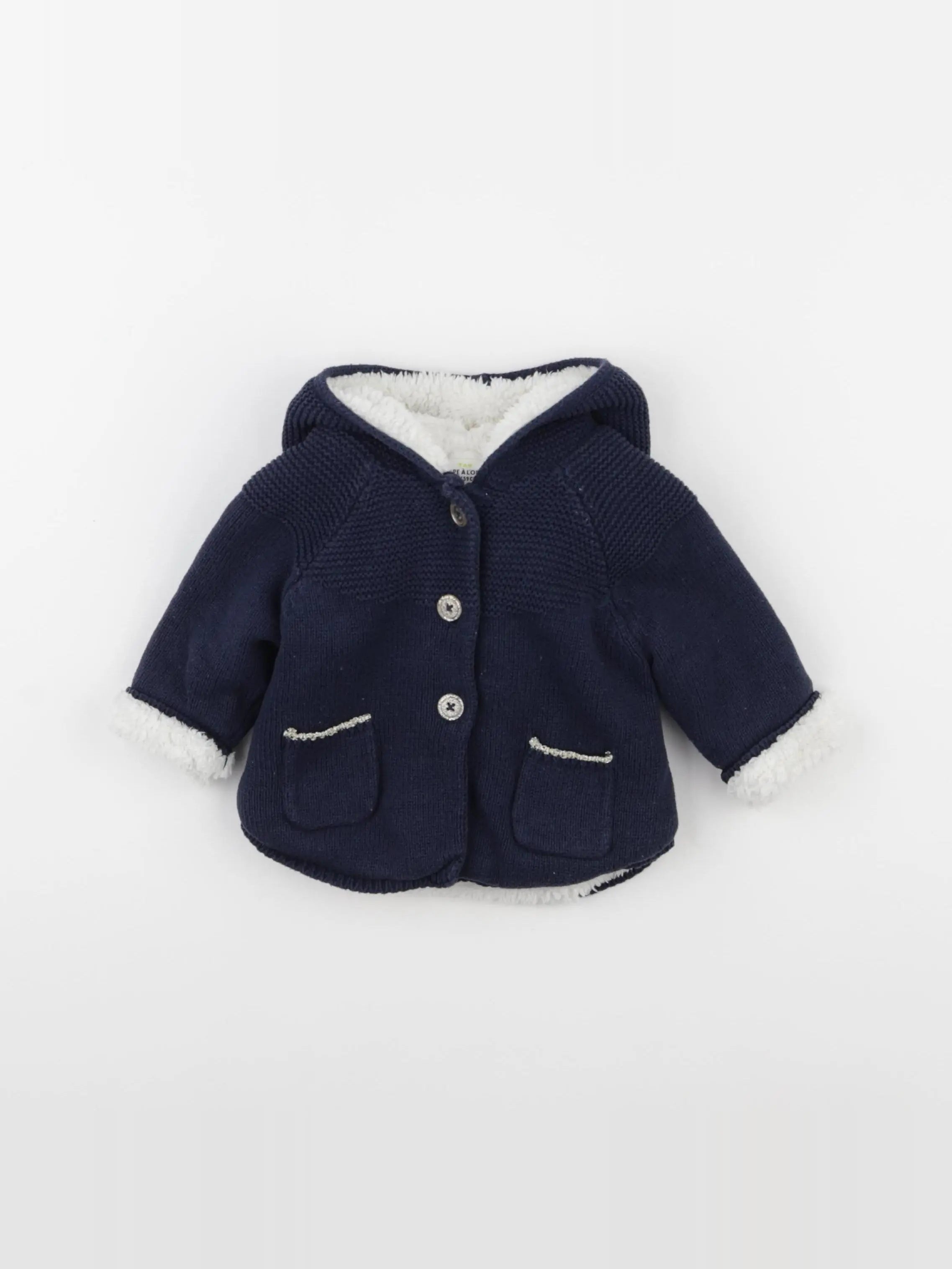 Tape à l'oeil - veste bleu - 3 mois