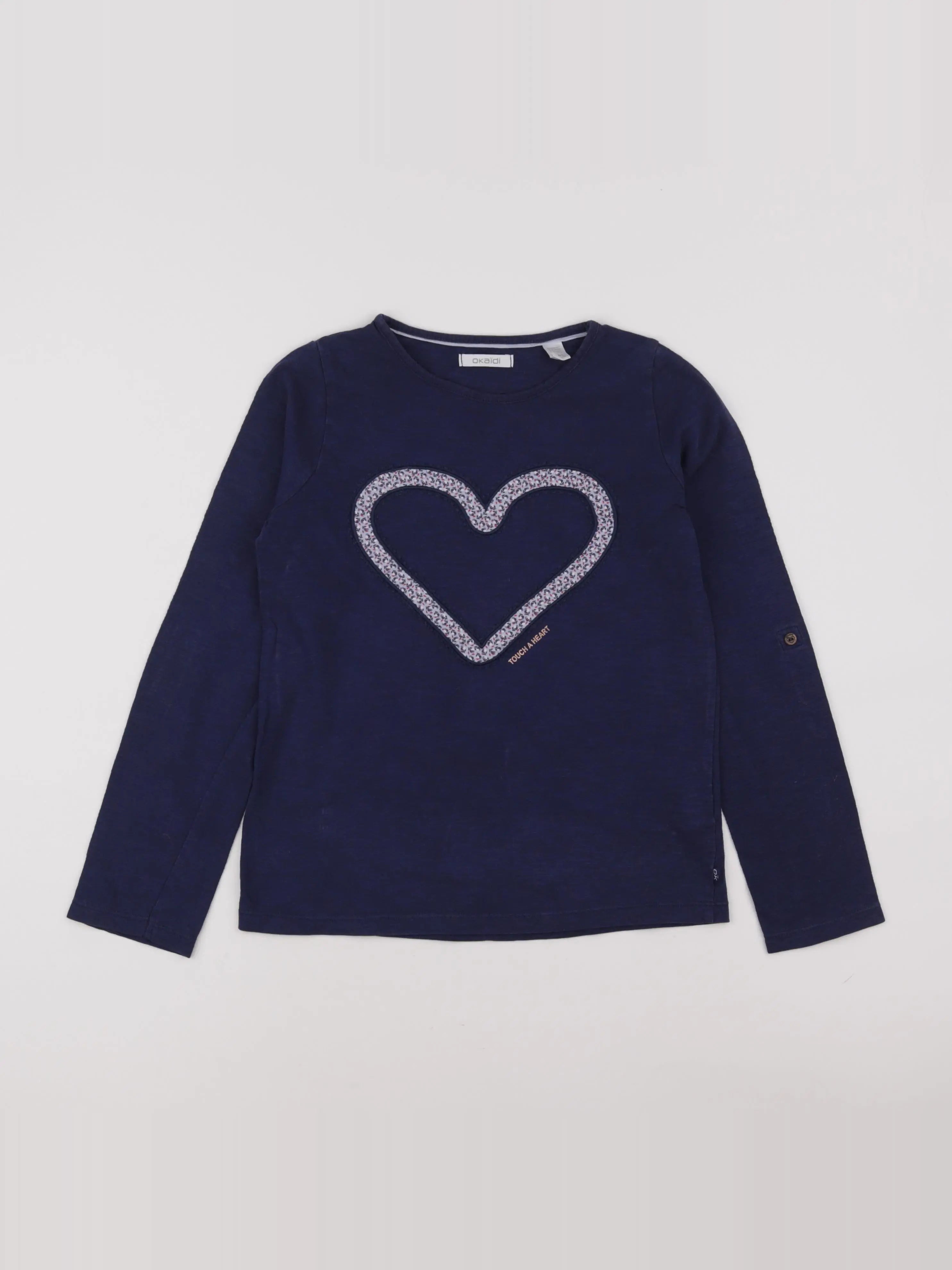 Okaidi - tee-shirt bleu - 10 ans