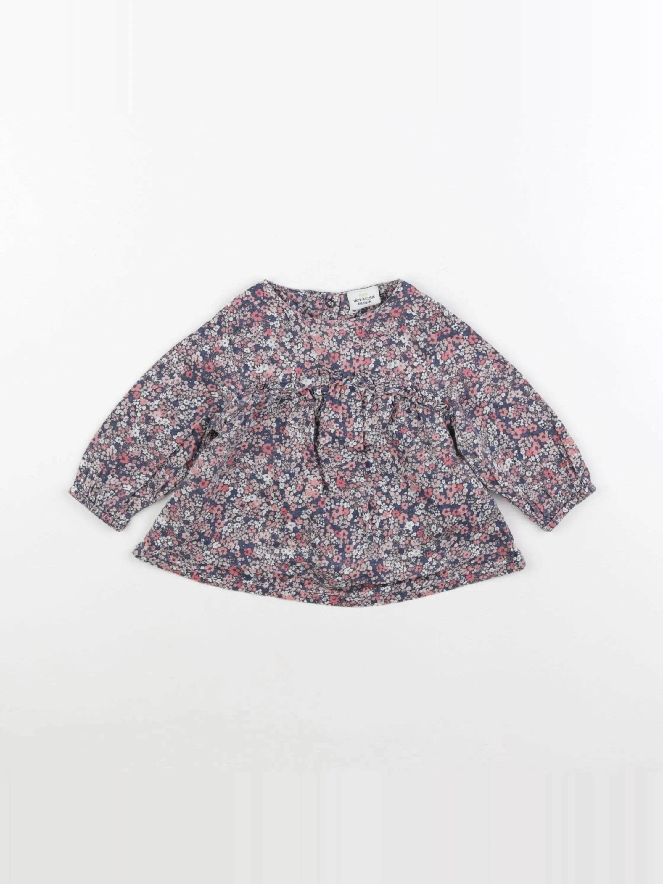 Tape à l'oeil - blouse bleu - 6 mois