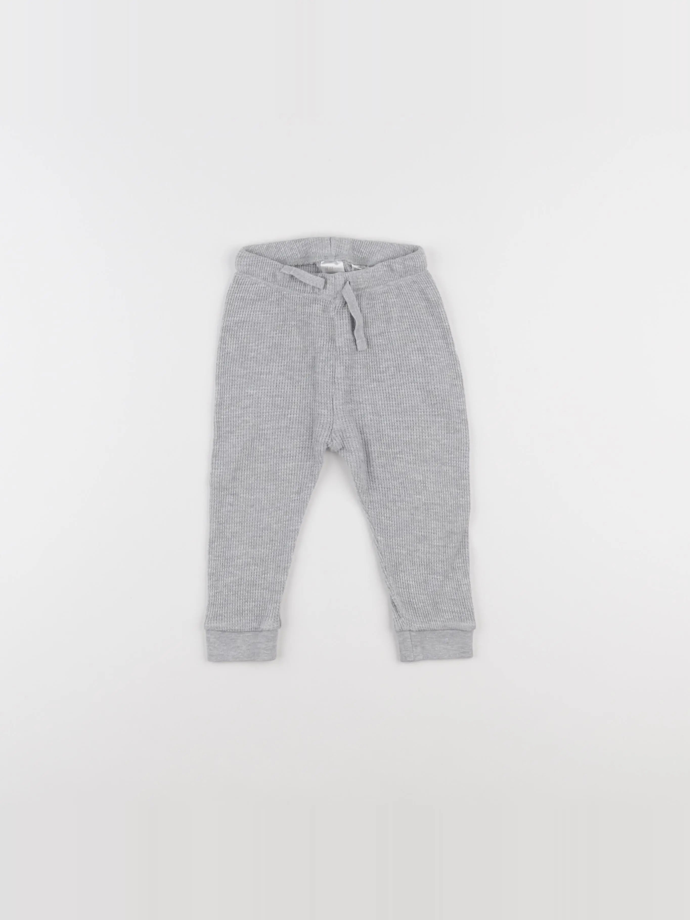 H&M - pantalon gris - 9/12 mois
