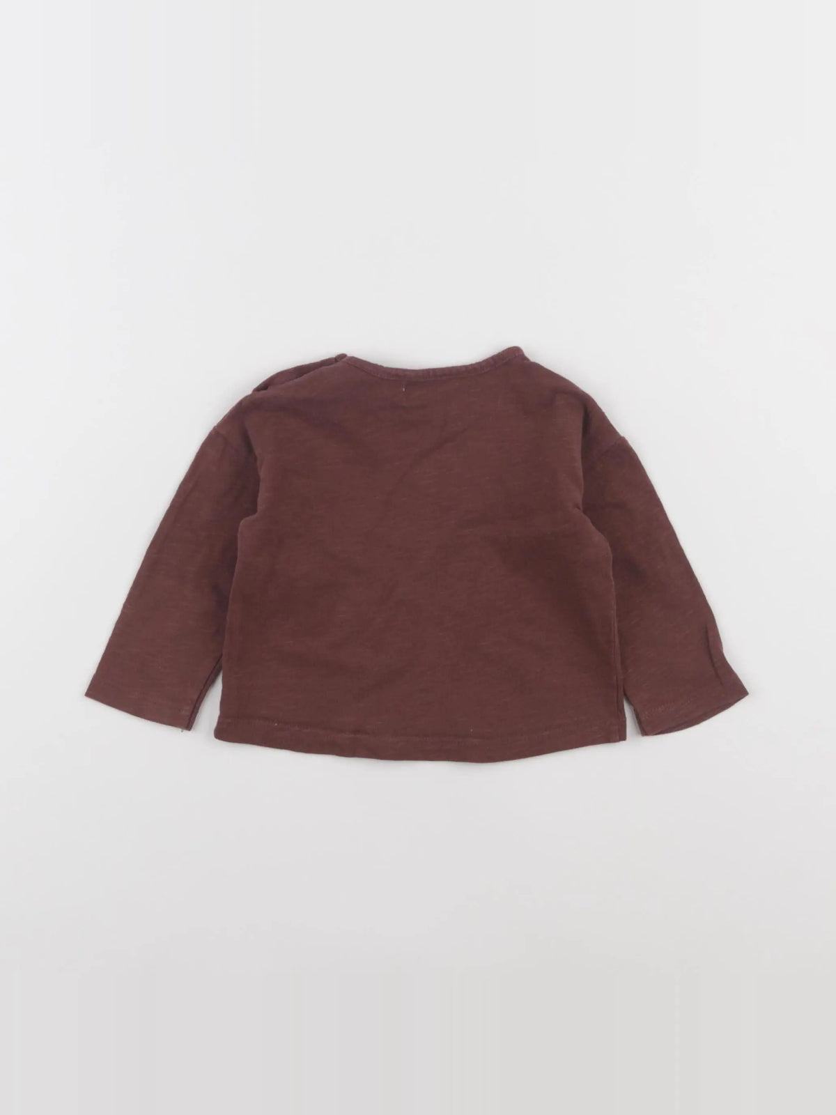 Zara - tee-shirt marron - 3/6 mois
