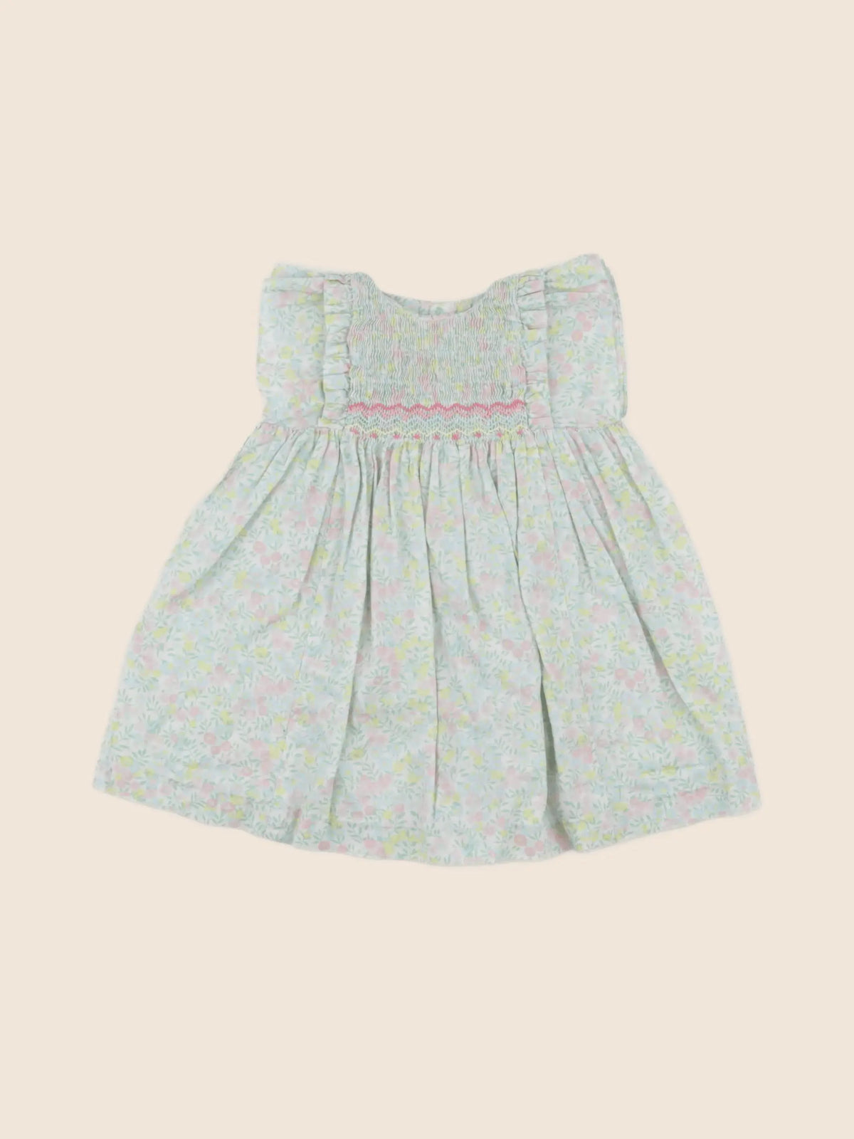 Jacadi - robe liberty multicolore - 6 mois