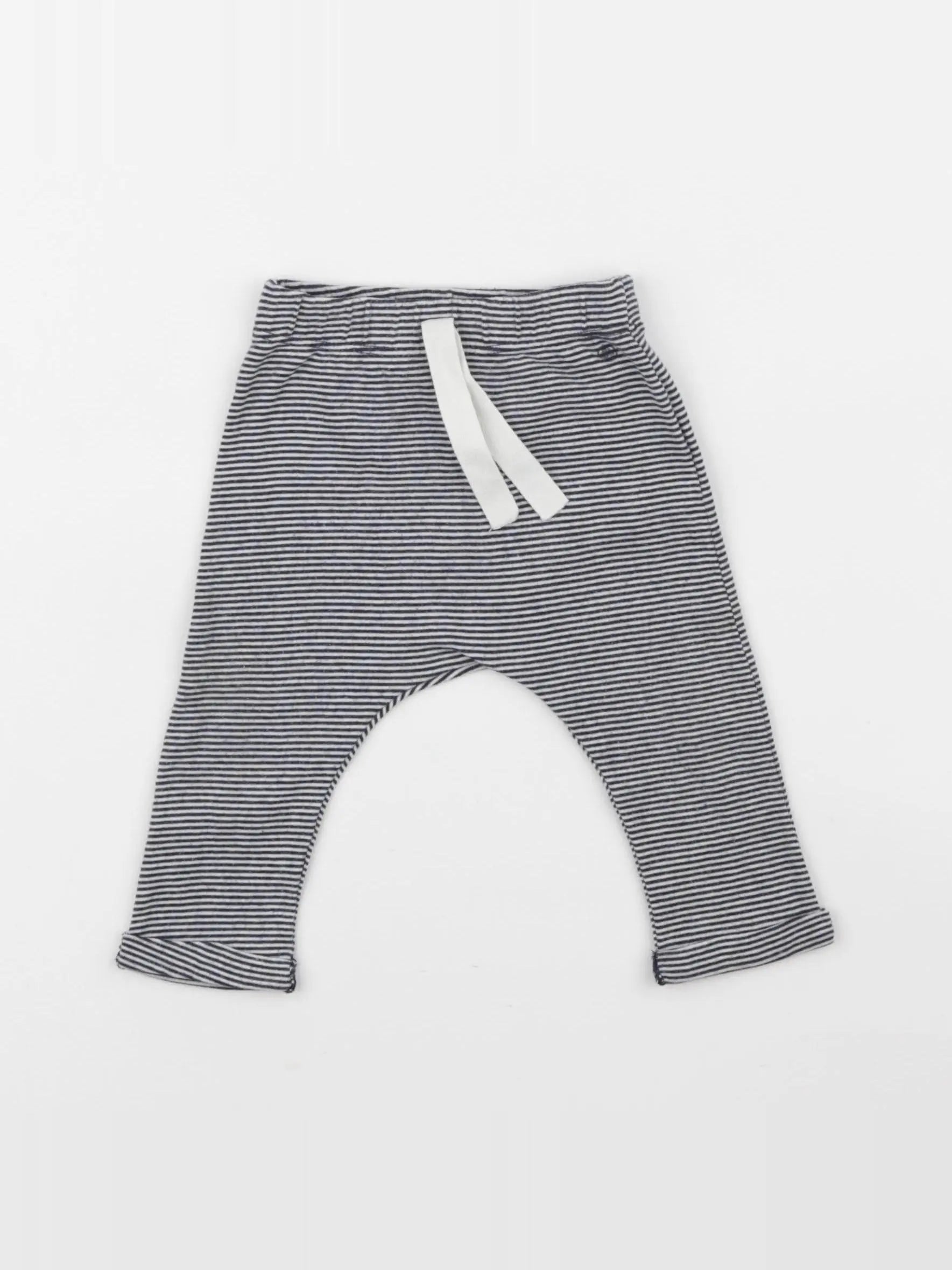 Petit Bateau - legging bleu - 6 mois