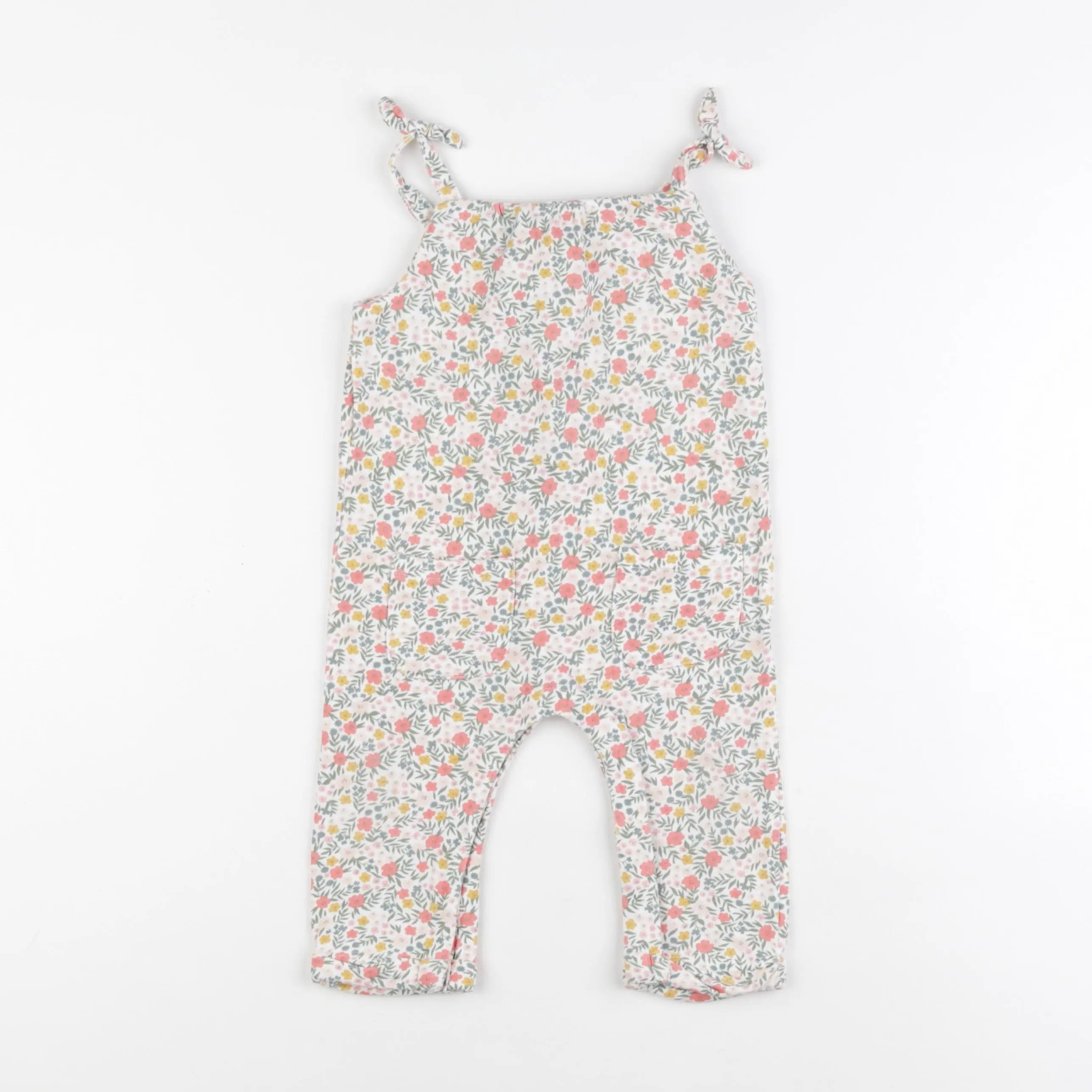 Vertbaudet - combinaison rose - 12 mois