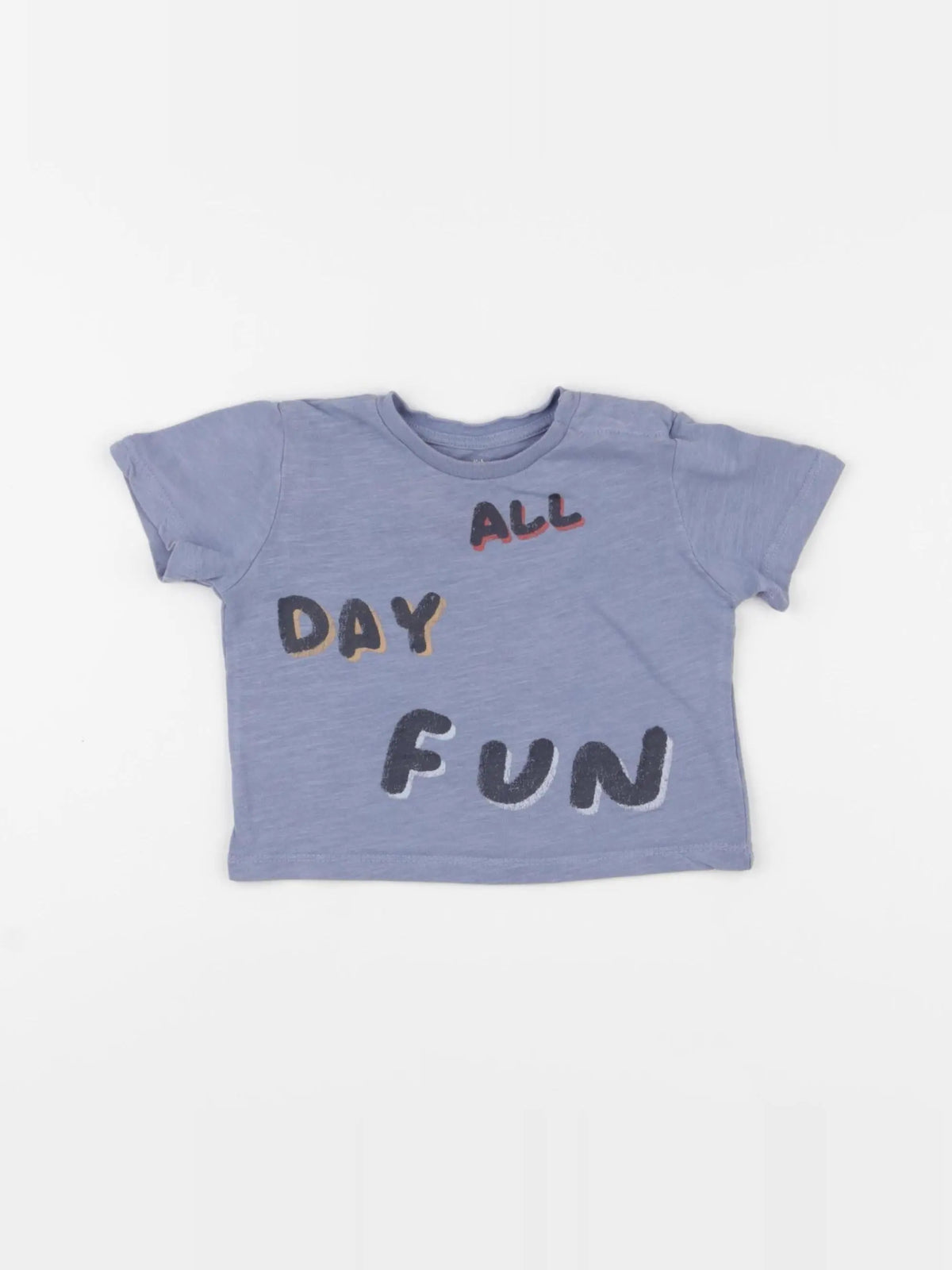 Boutchou - tee-shirt bleu - 6 mois