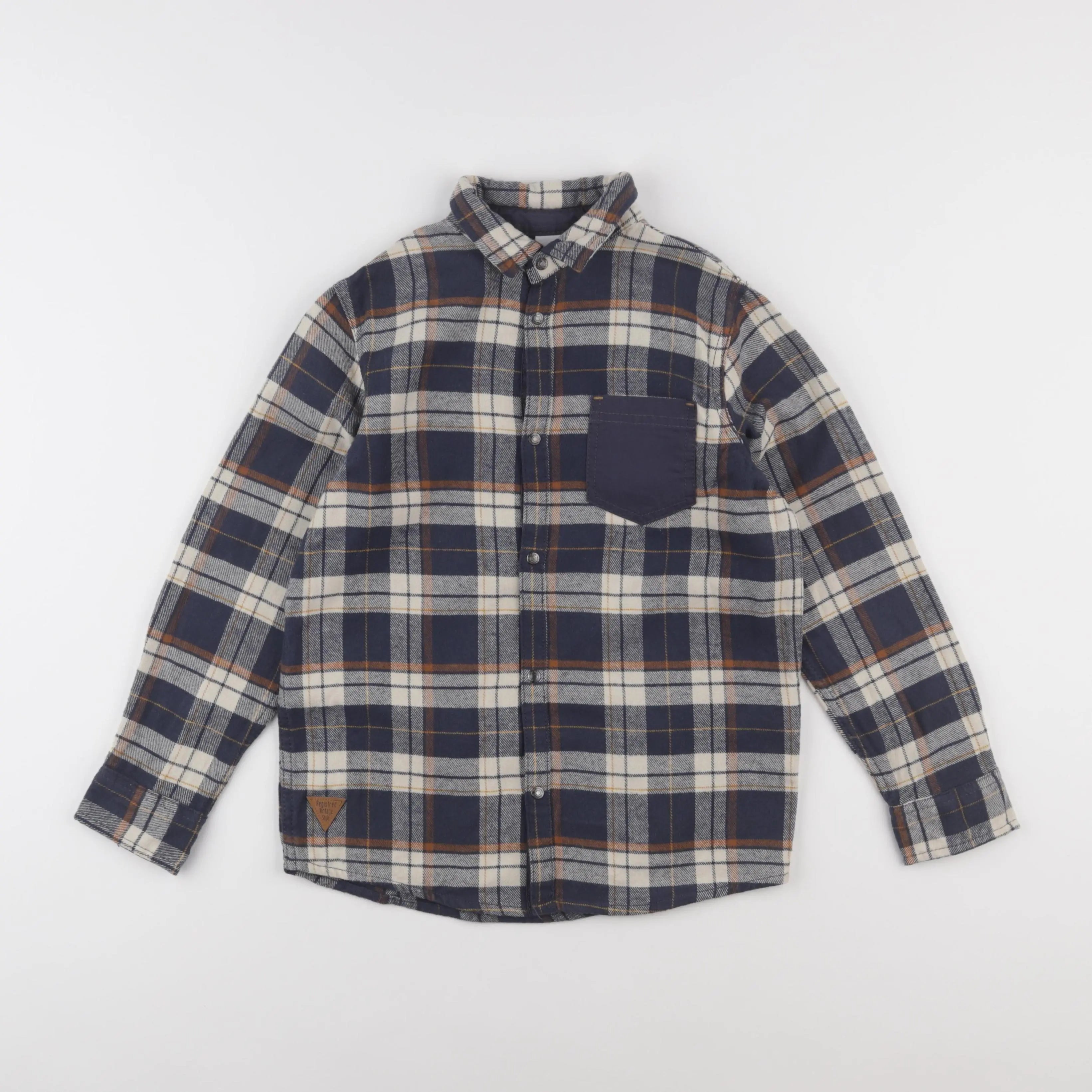 Vertbaudet - chemise multicolore - 10 ans