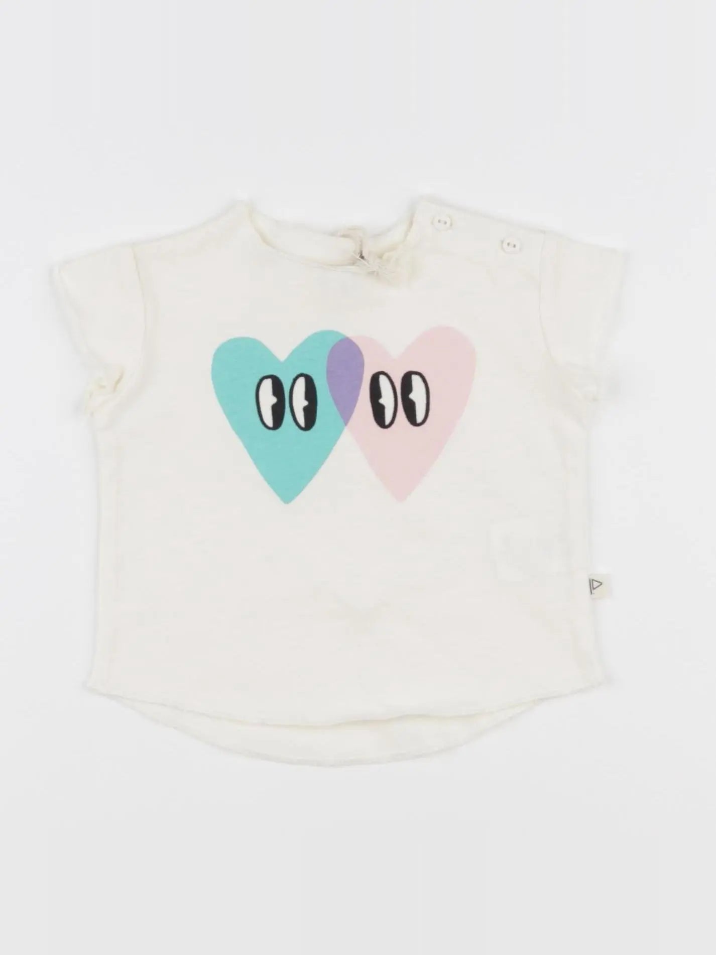 Arsène et les pipelettes - tee-shirt multicolore - 3 mois