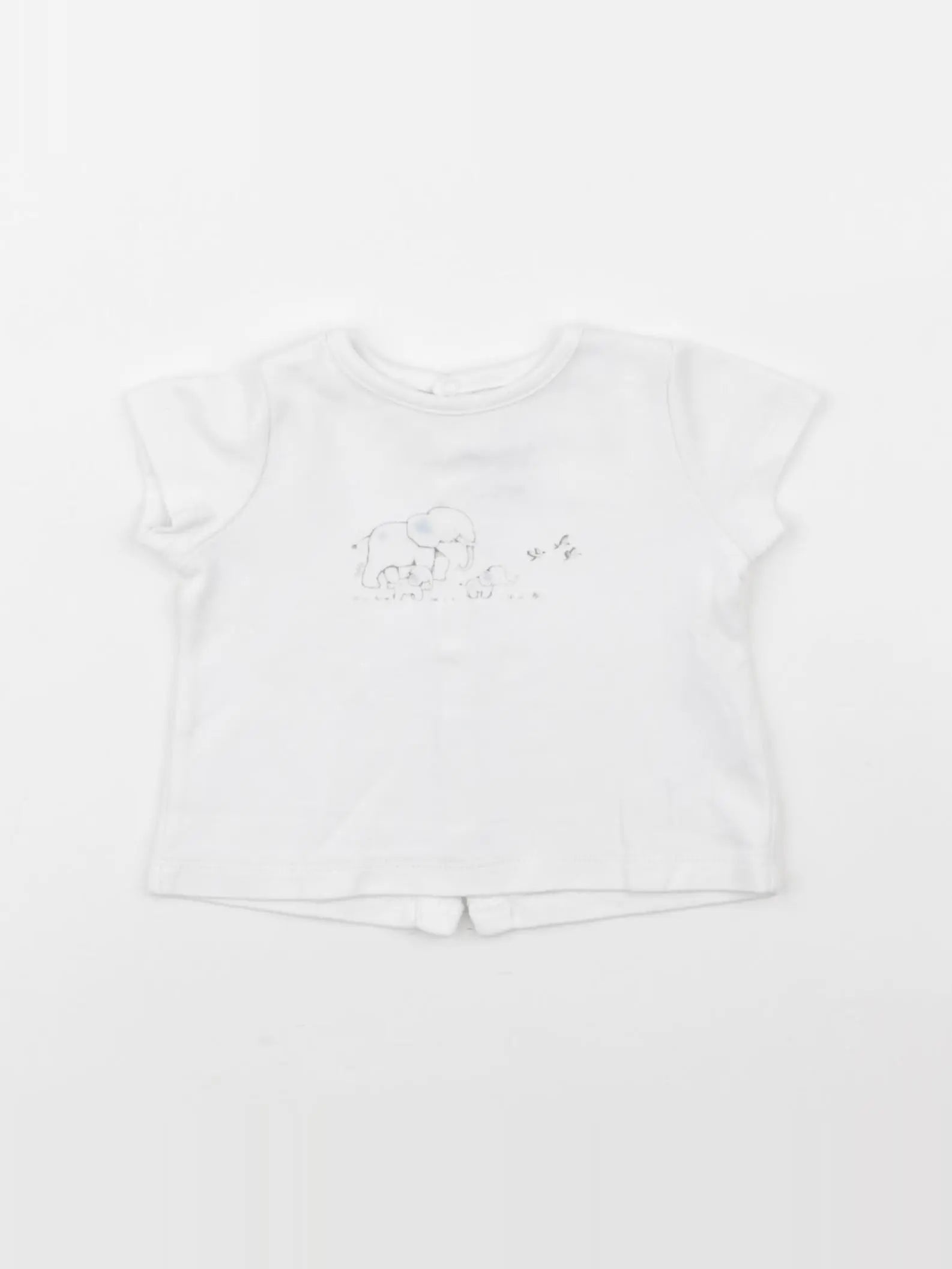 Natalys - tee-shirt blanc - 3 mois
