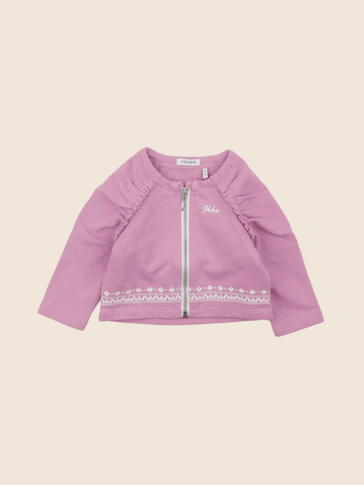 IKKS - sweat rose - 6 mois