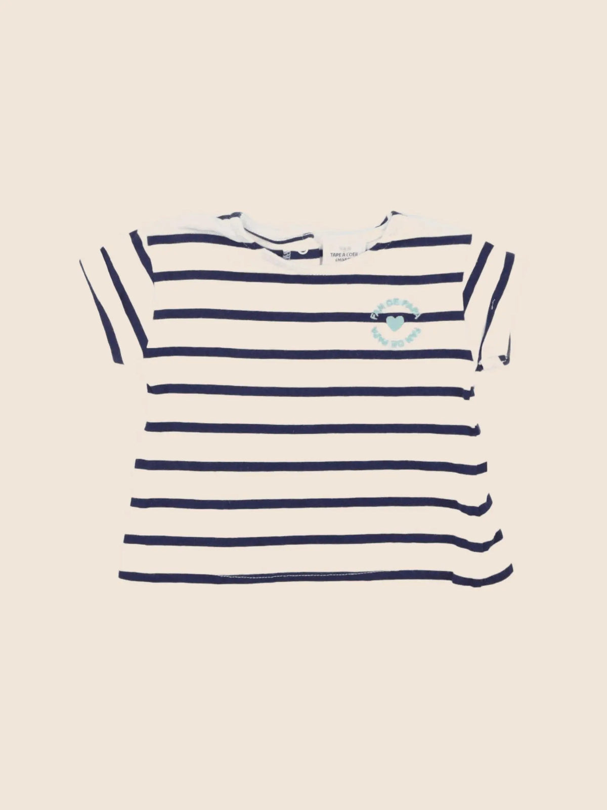 Tape à l'oeil - tee-shirt bleu - 6 mois