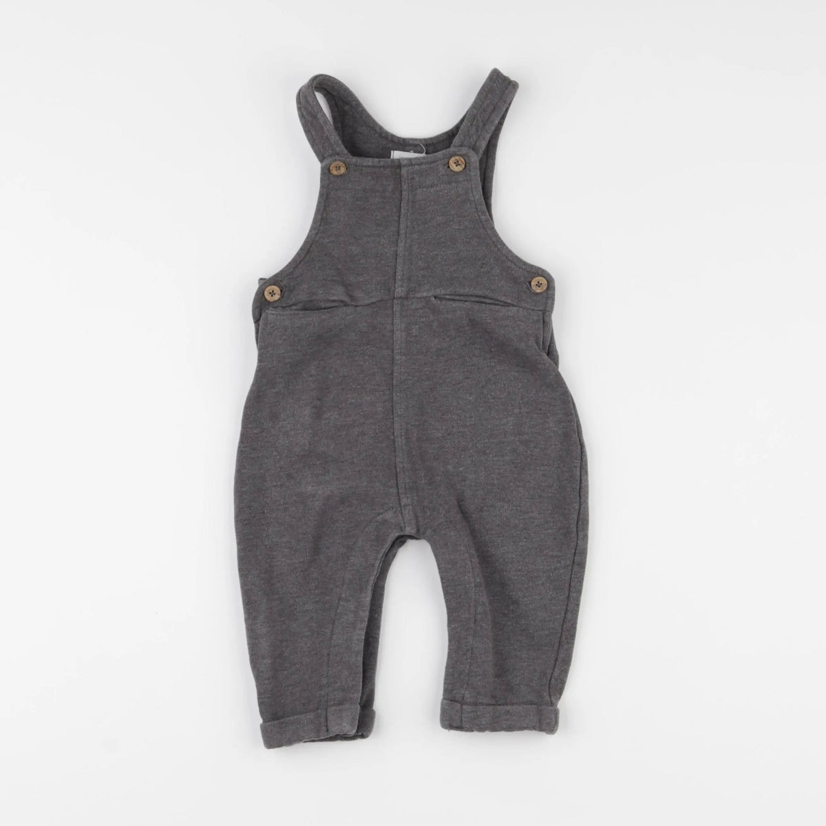 Vertbaudet - salopette gris - 12 mois